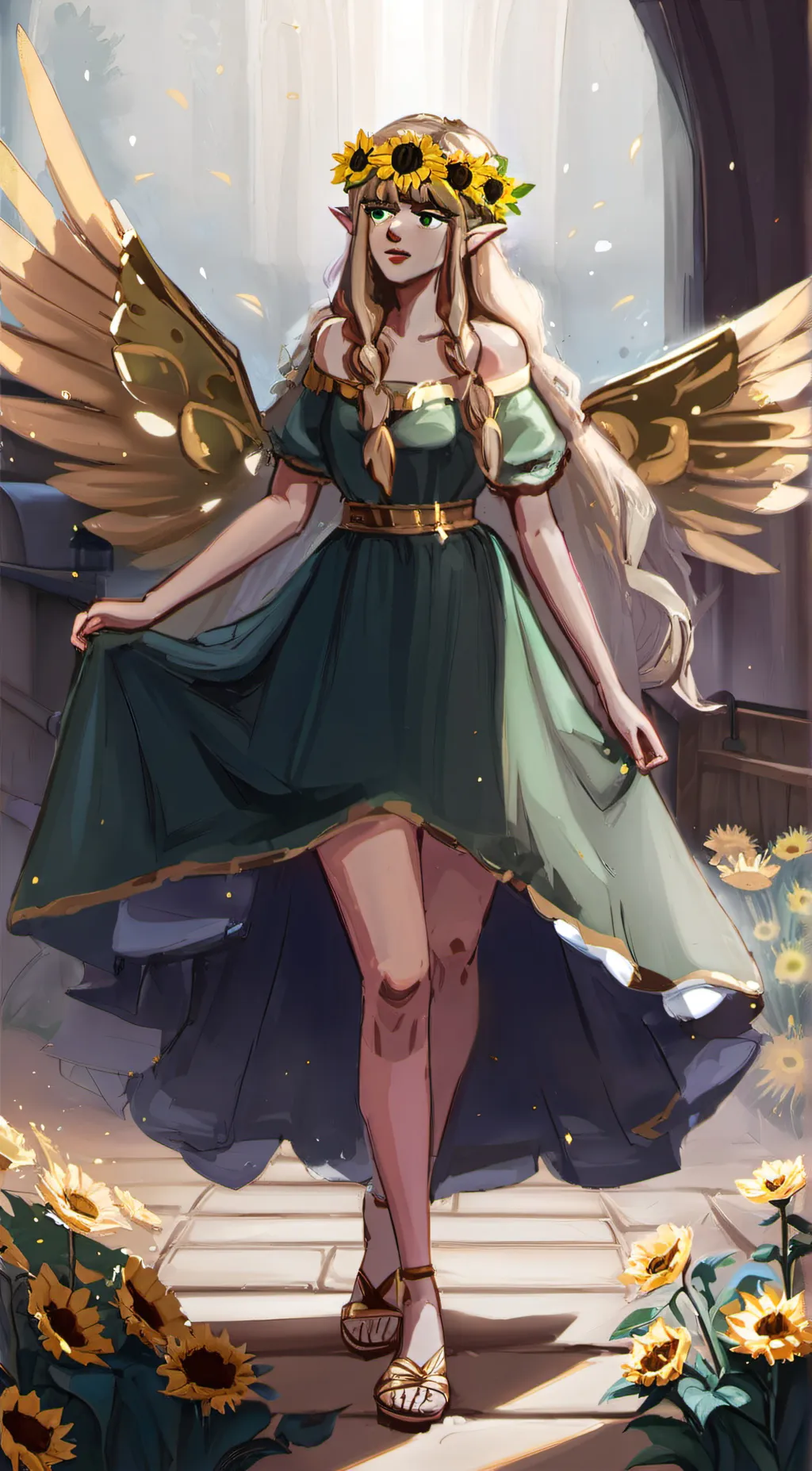 ai character: Pearl background