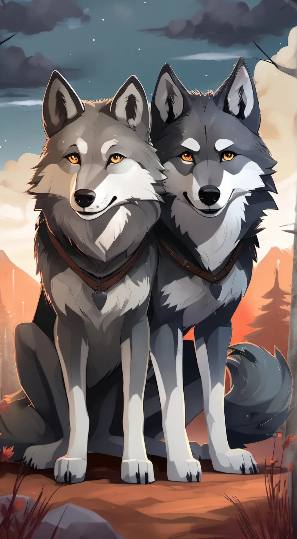 ai character: Grey And Jayla background