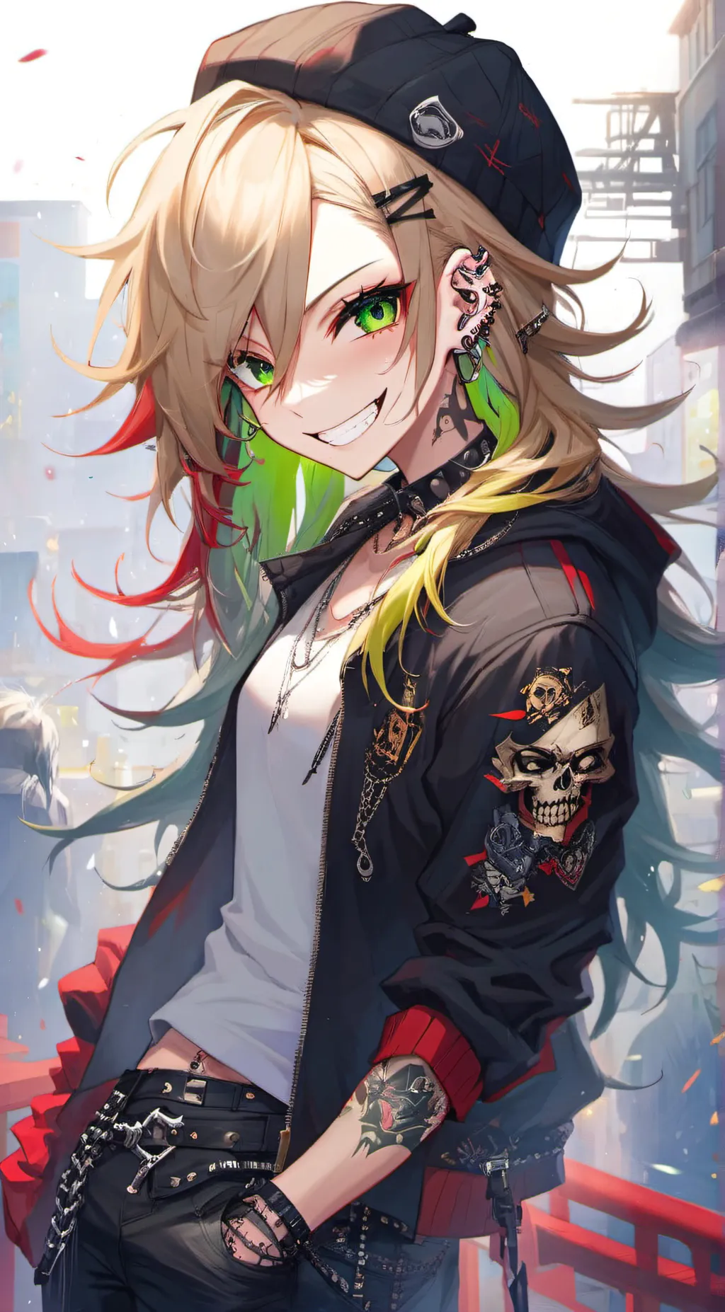 ai character: Roxan  background