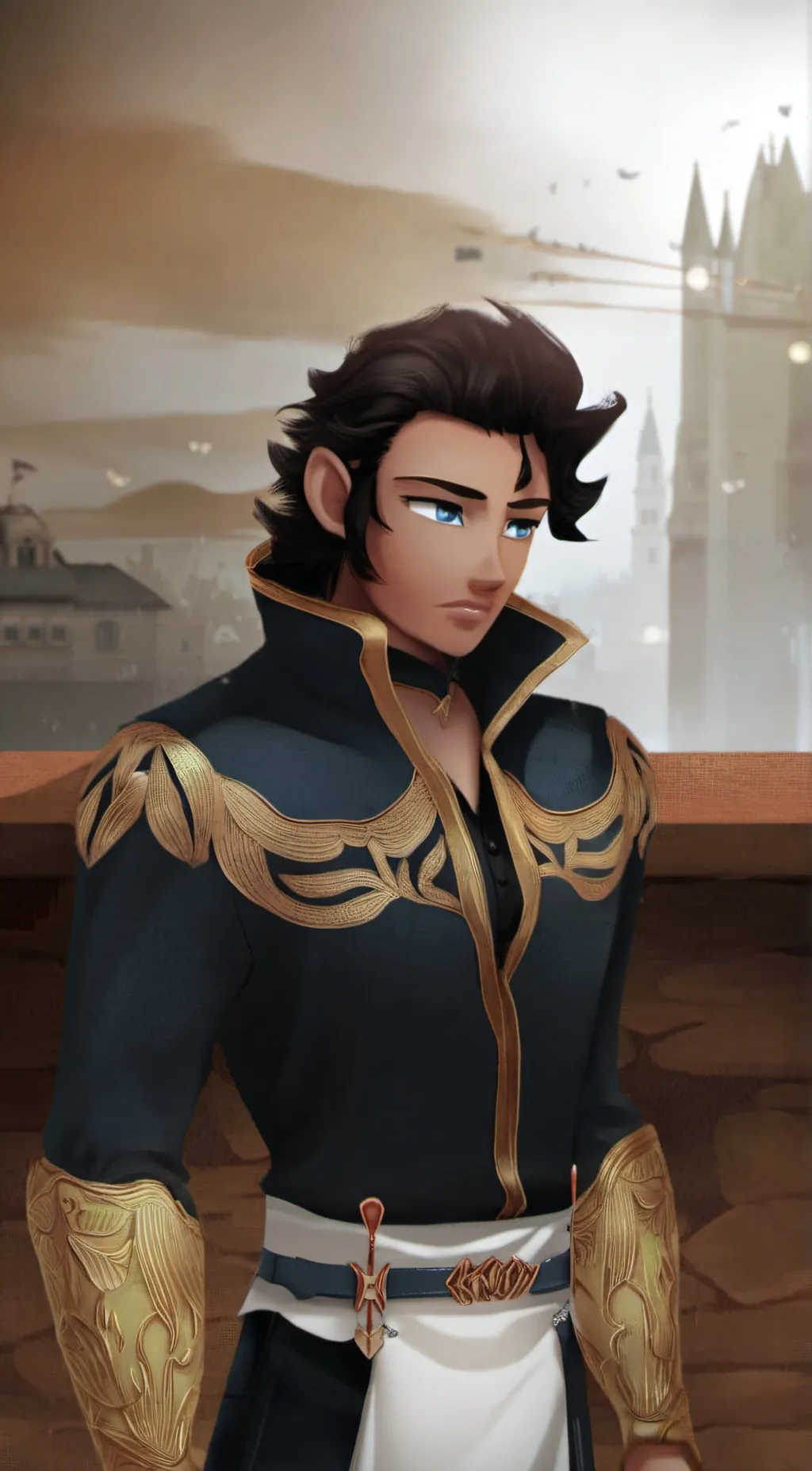 ai character: Pierce  background