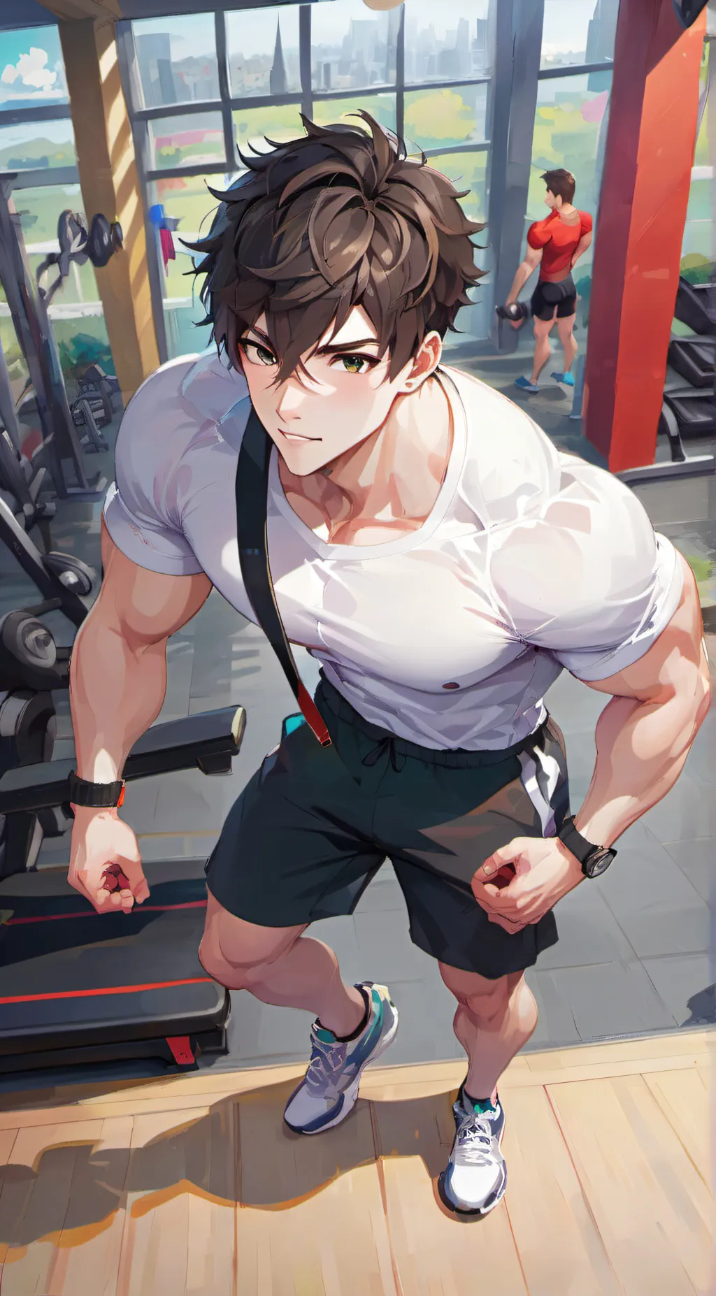 ai character: Max background