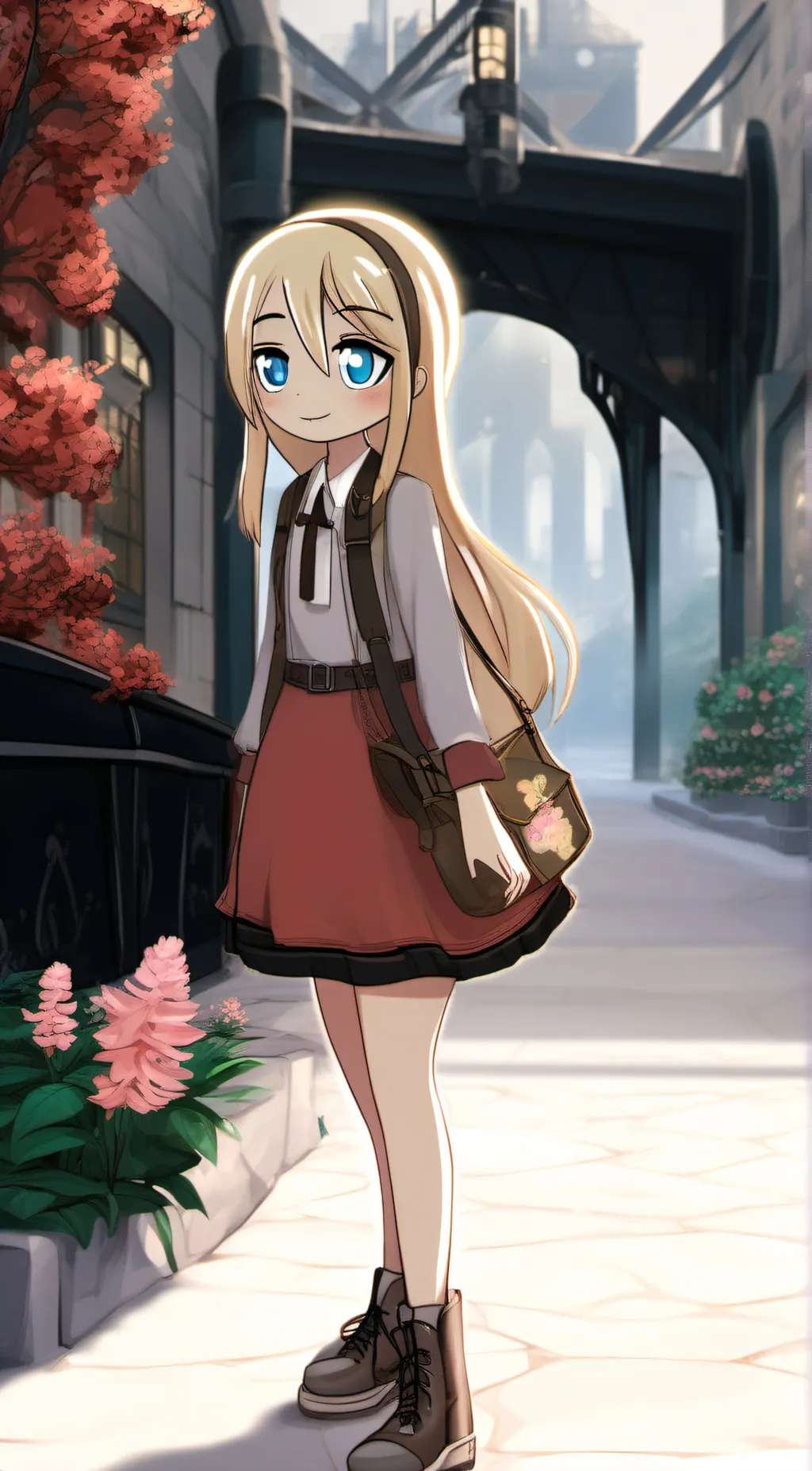 ai character: lily background