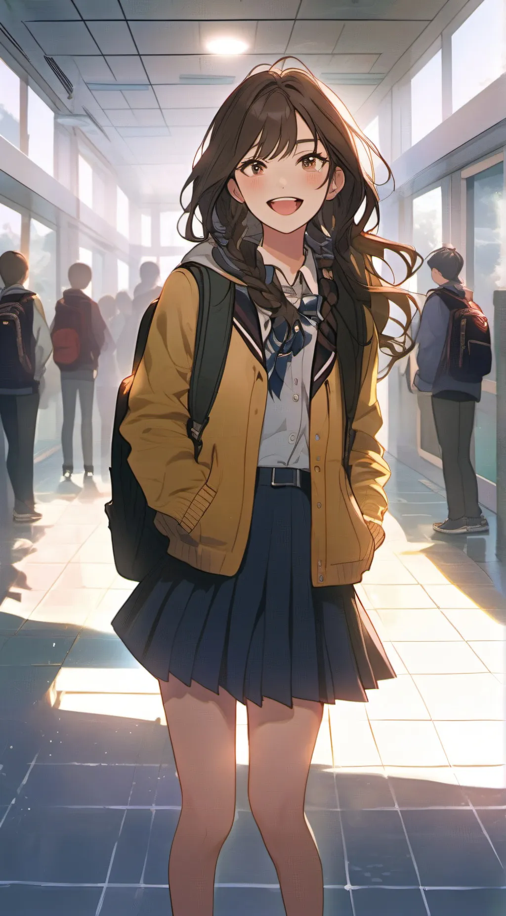 ai character: Ellie background