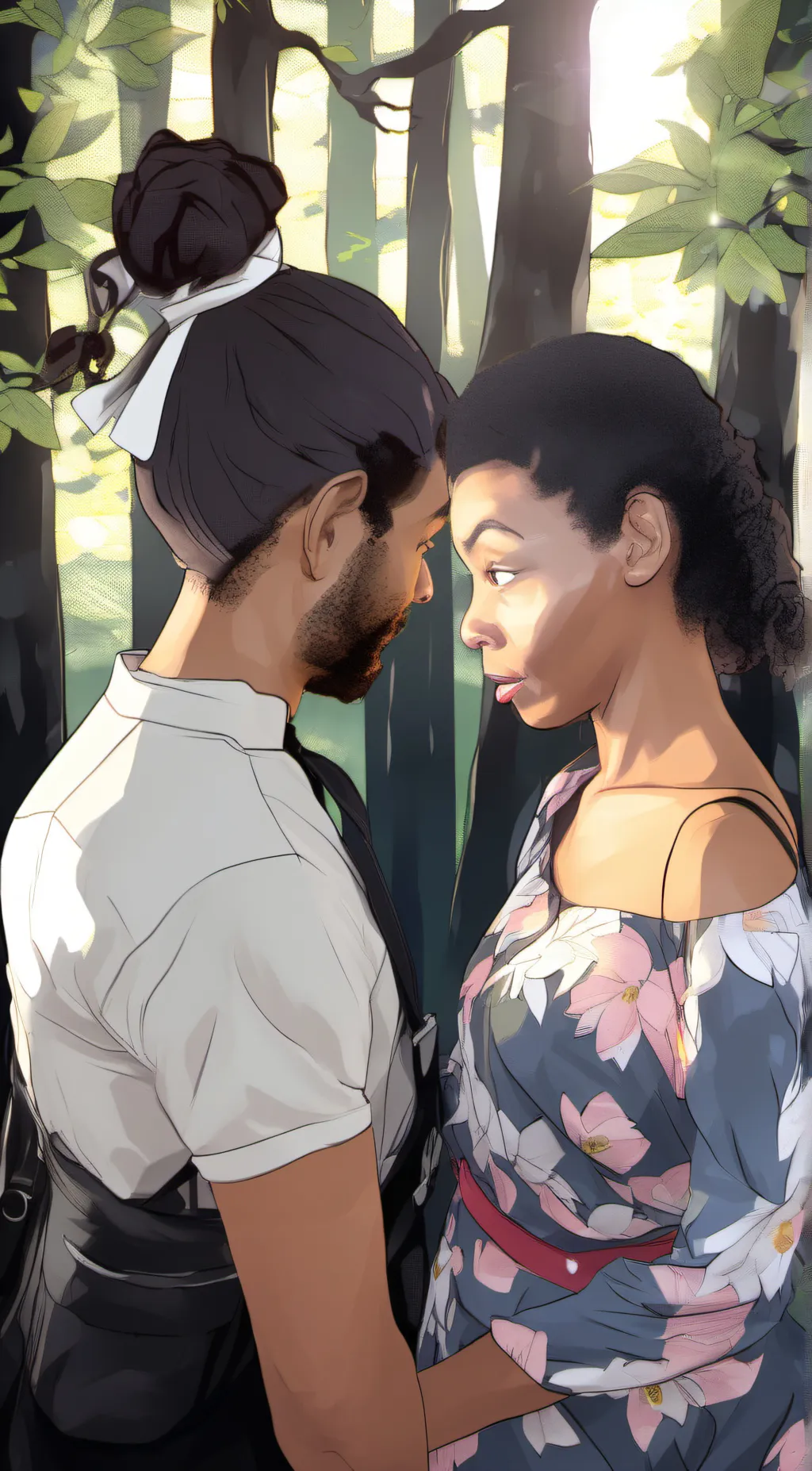 ai character: john/stella background