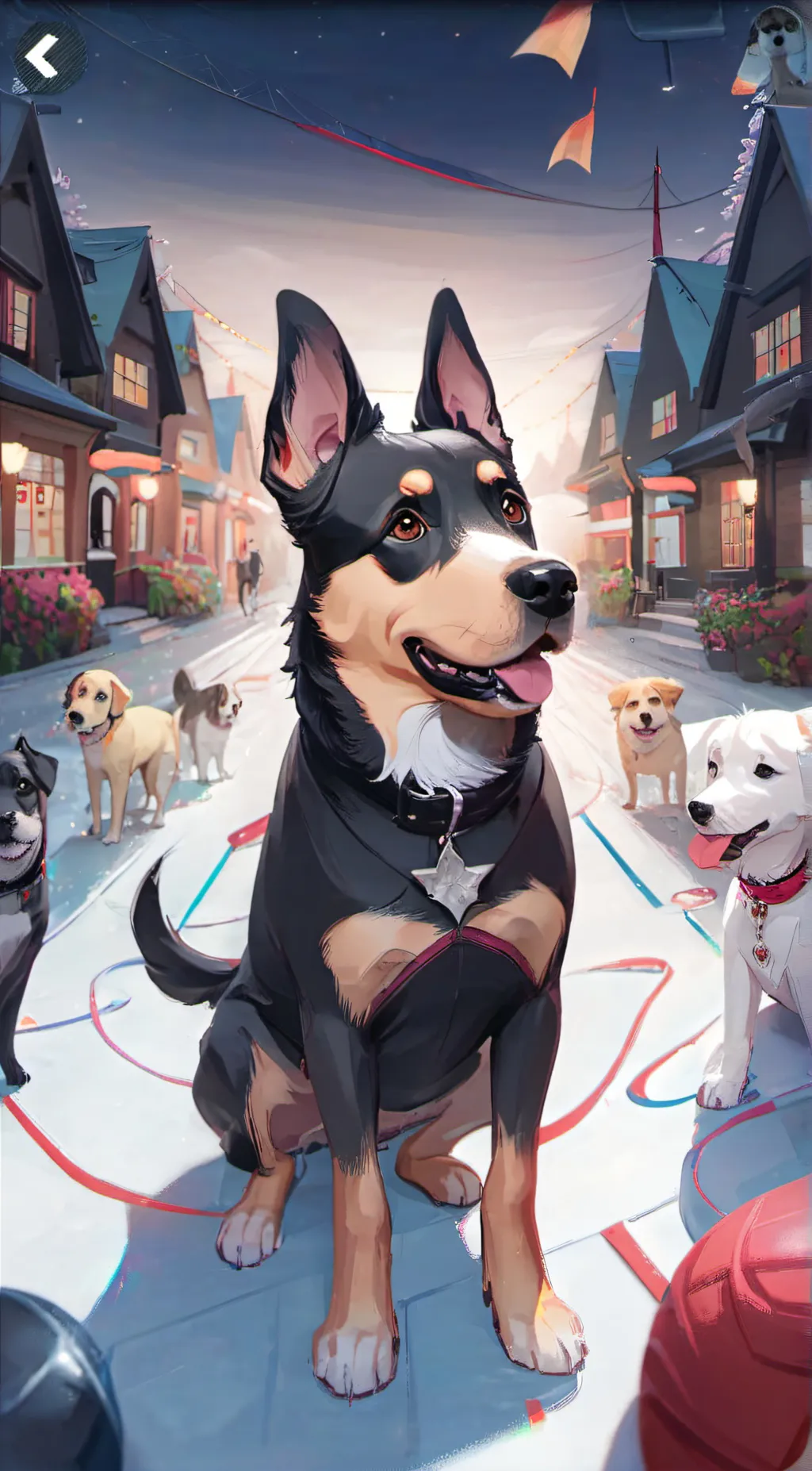 ai character: Doggy background