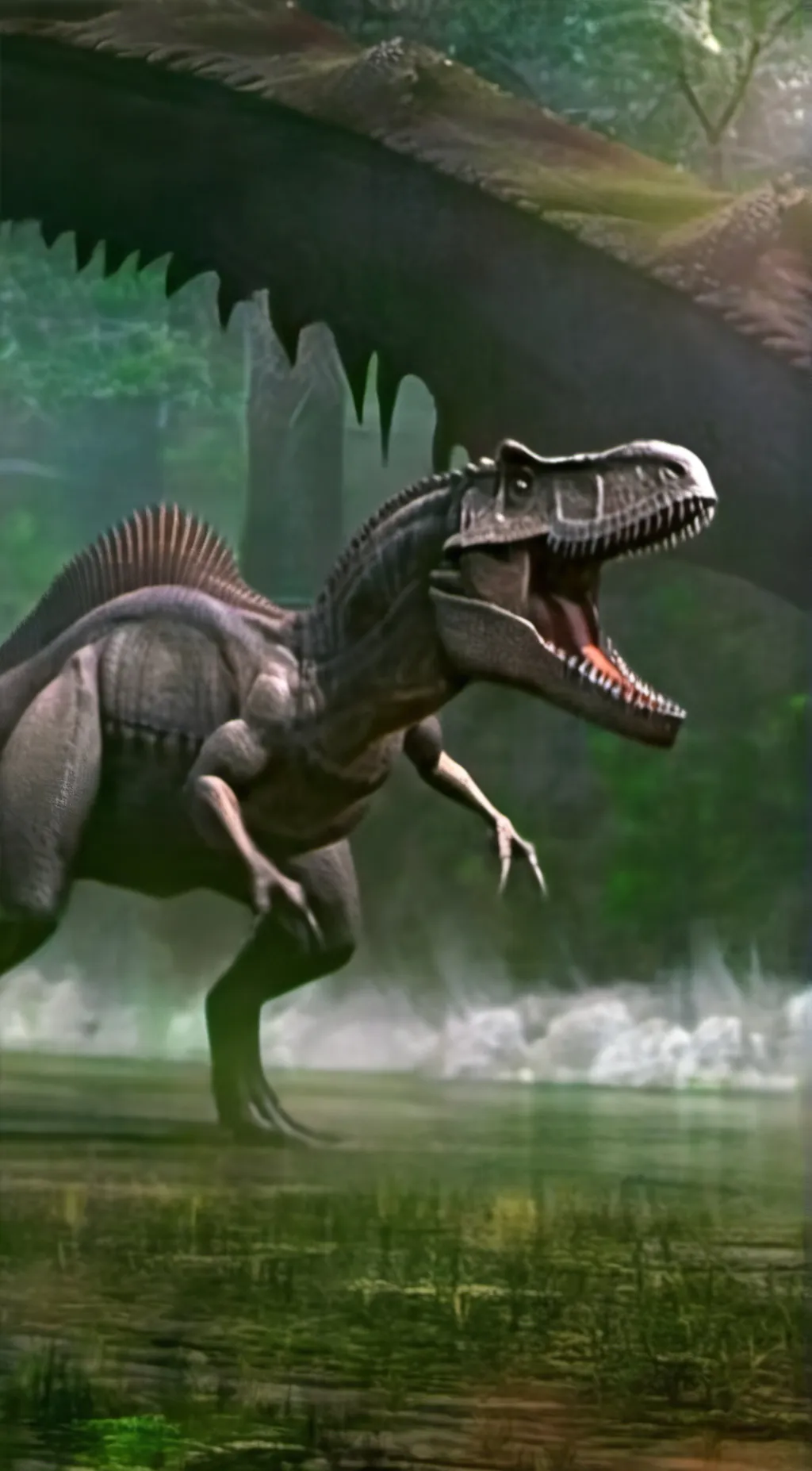 ai character: Sus Spino  background