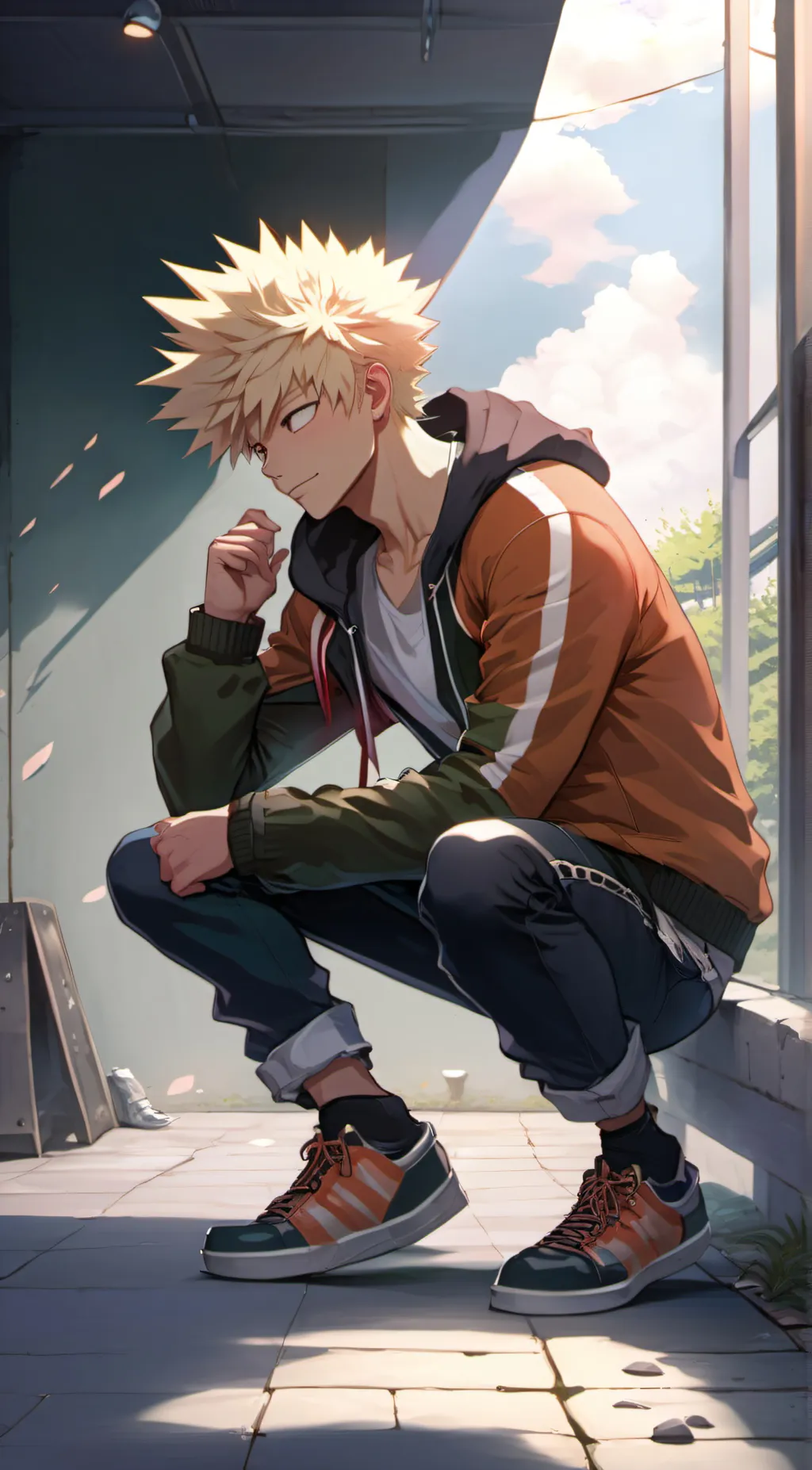 ai character: Bakugo background