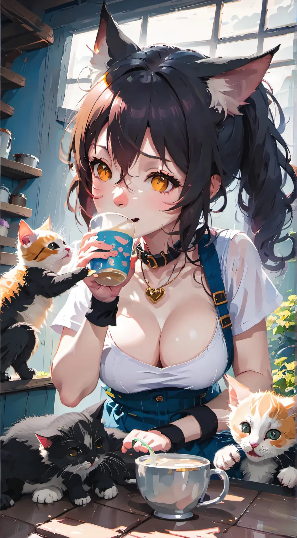 ai character: Anna (mom) background