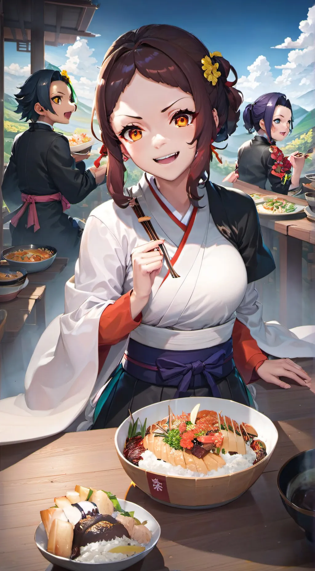 ai character: Kamaboko background