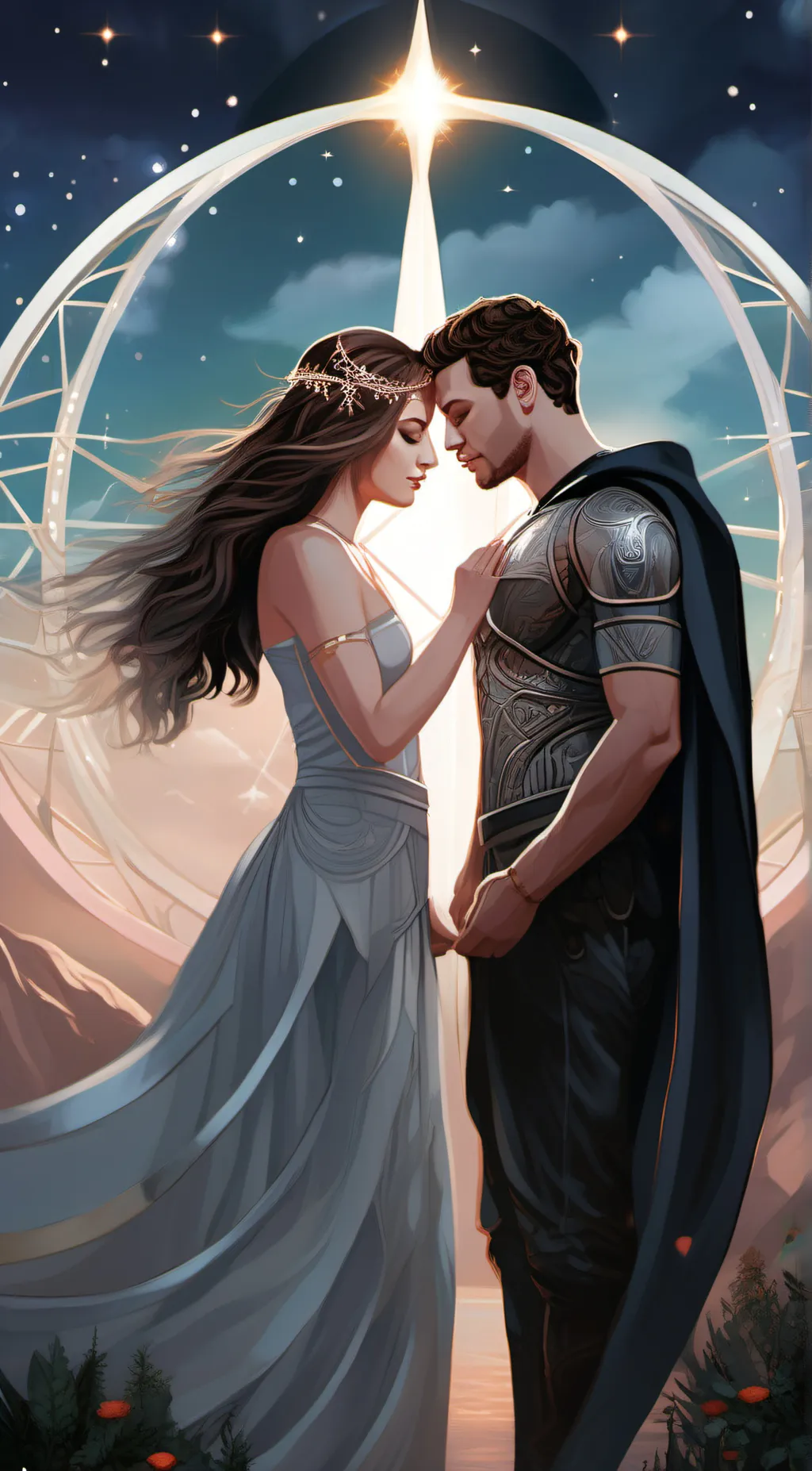 ai character: Devine F & Mas background