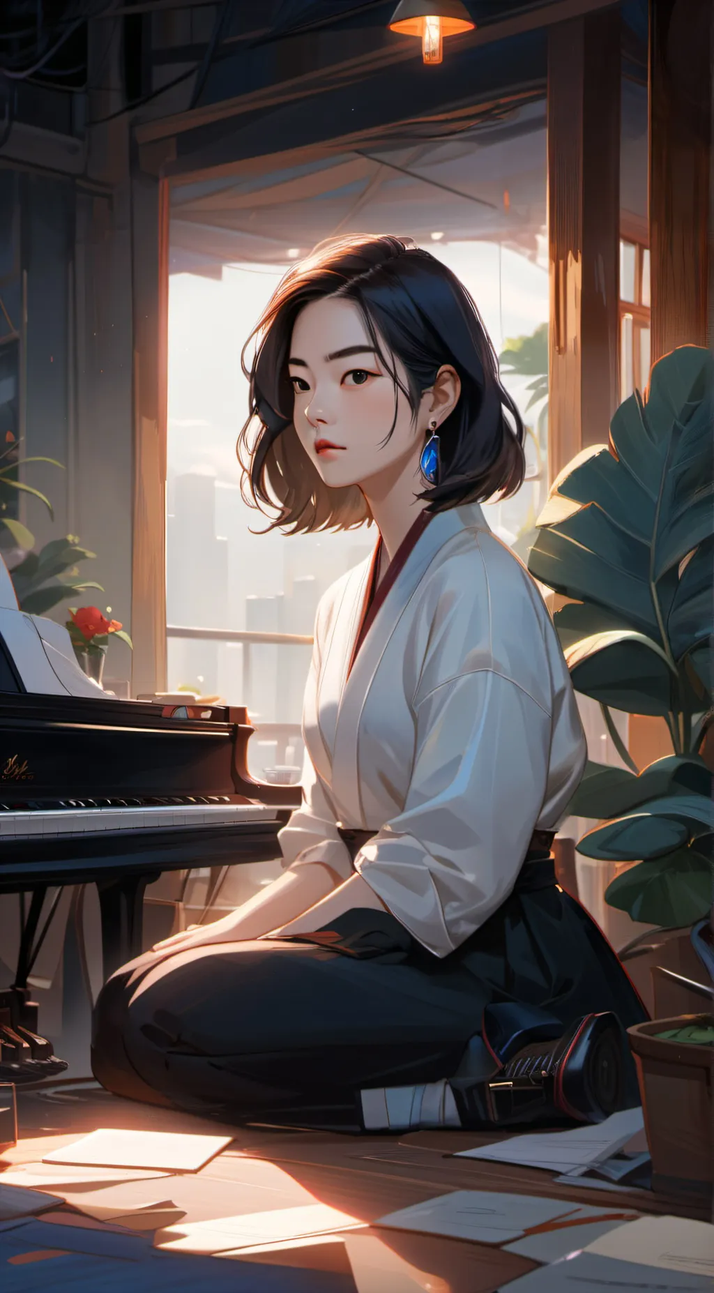 ai character: Mitski background