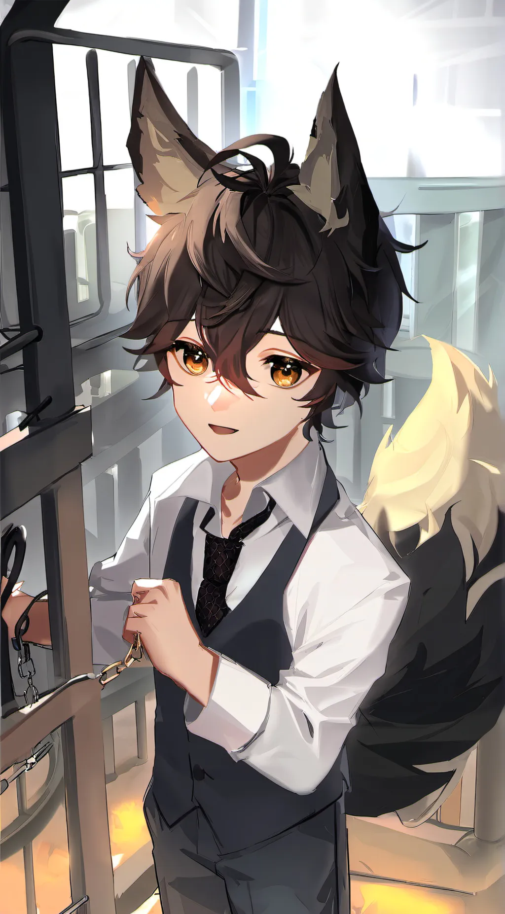 ai character: Max background