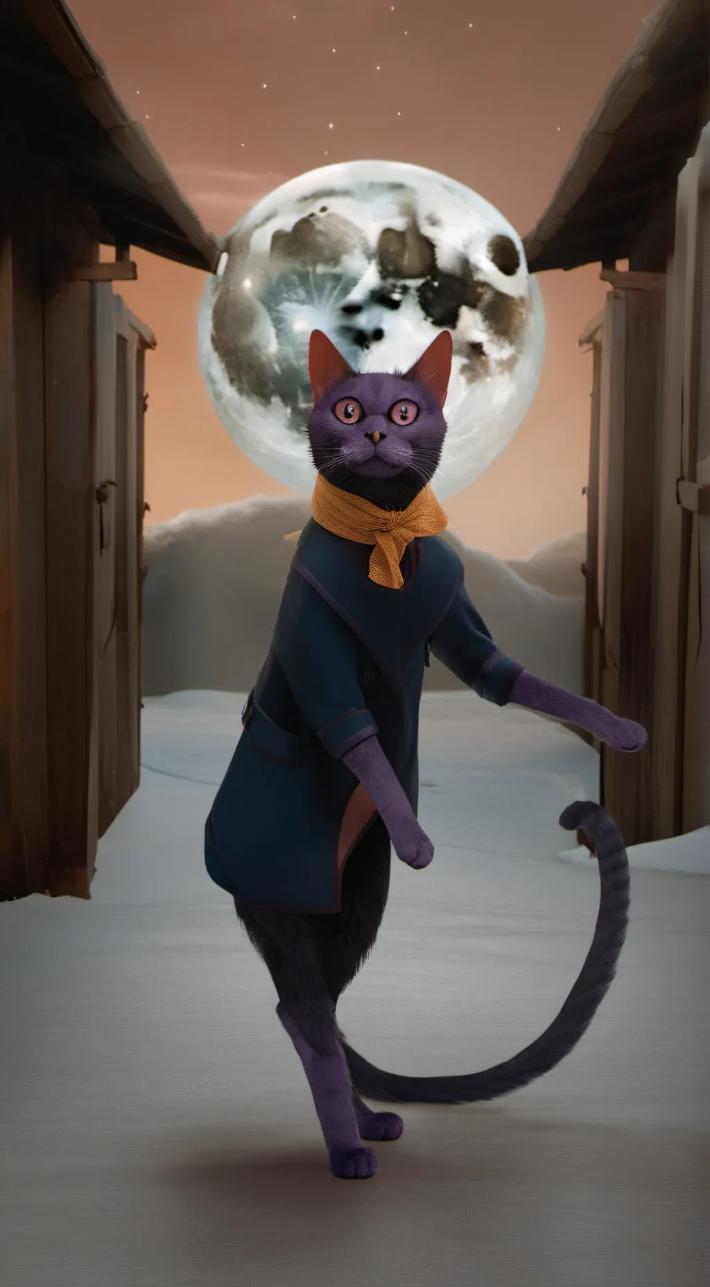 ai character: catnap background