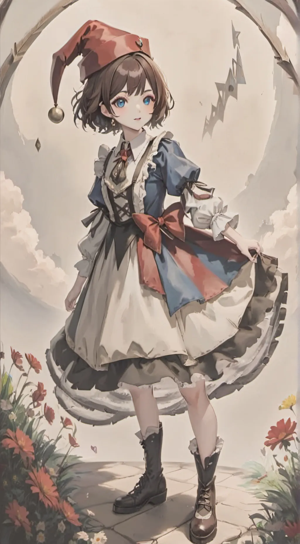 ai character: pomni background