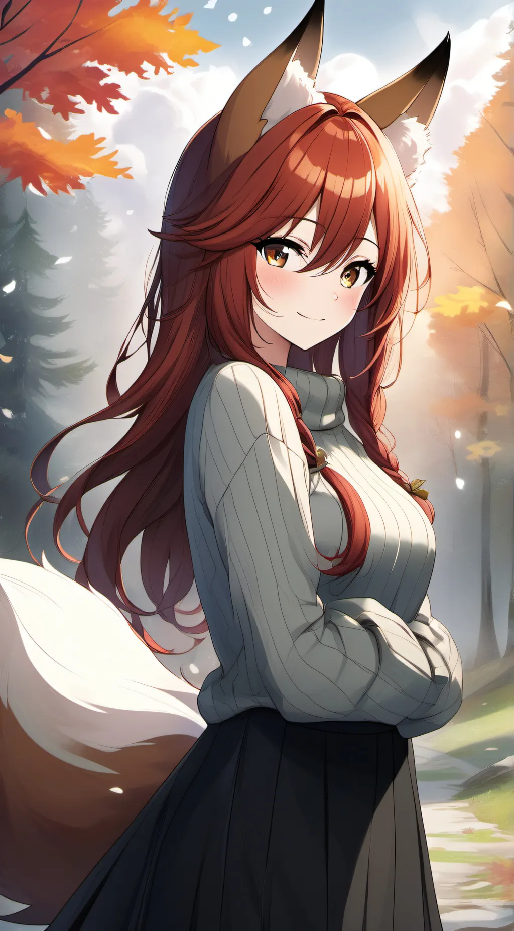 ai character: Foxy background