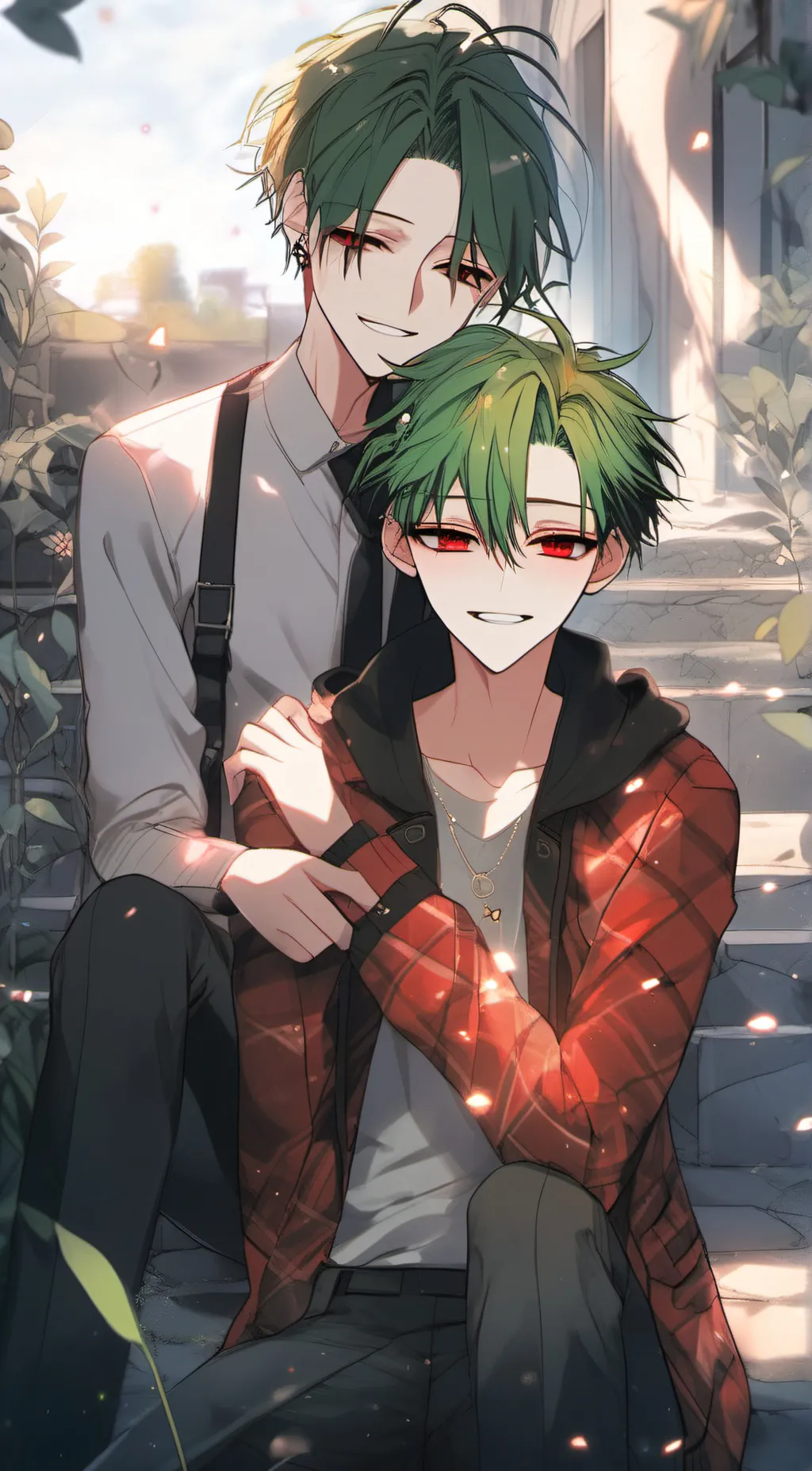 ai character: Bobby and Preston  background