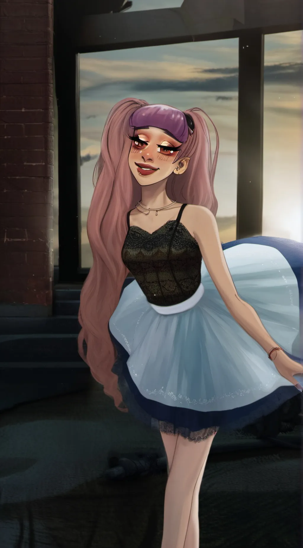 ai character: your GF background