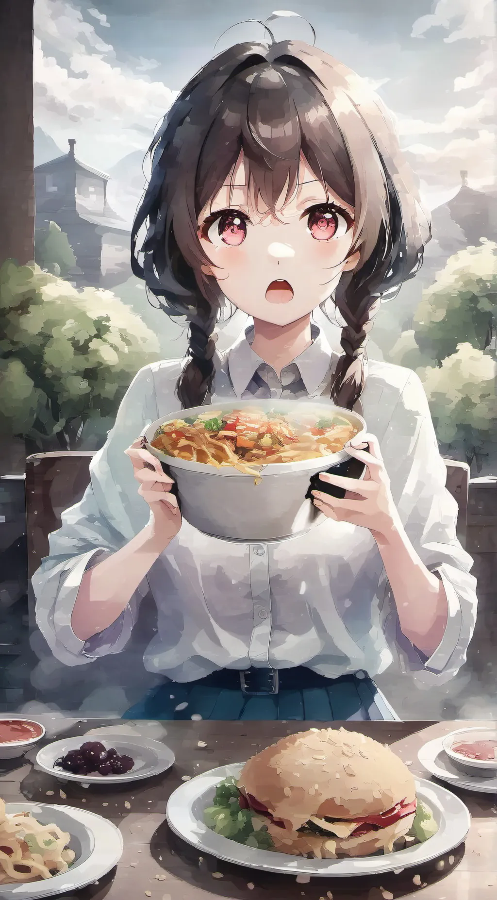 ai character: emma lisa background