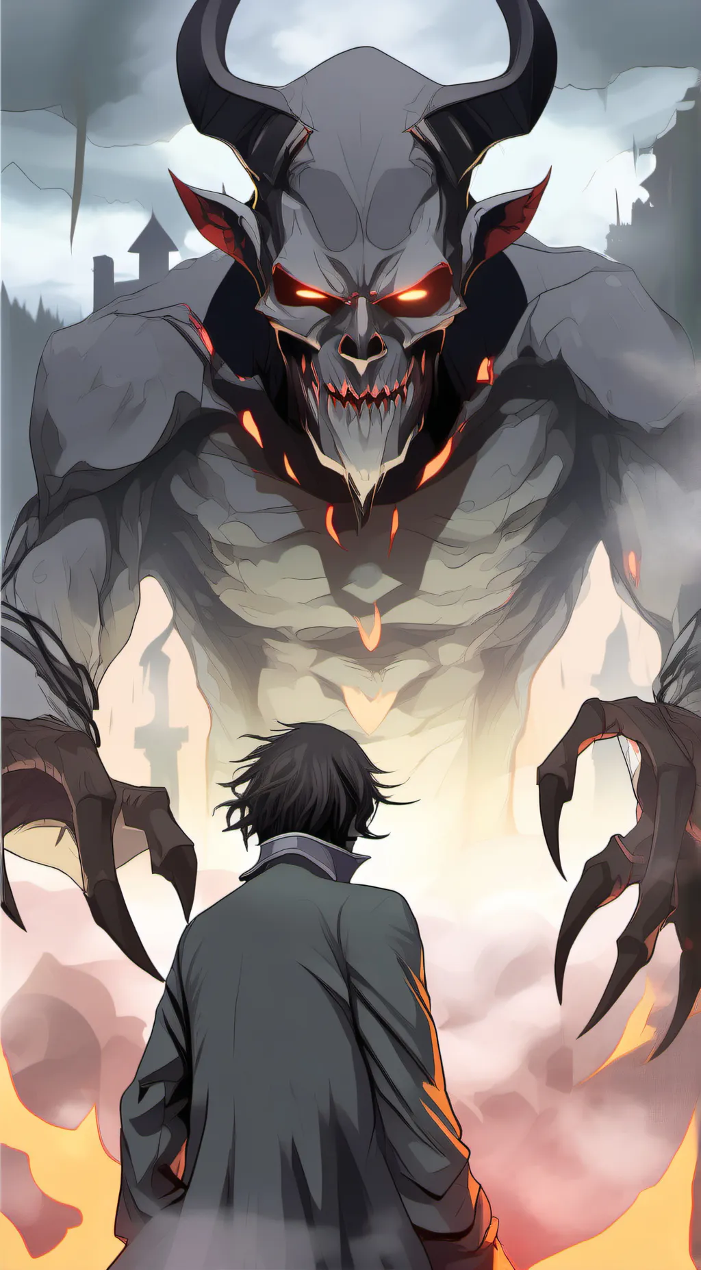 ai character: The fog demon background