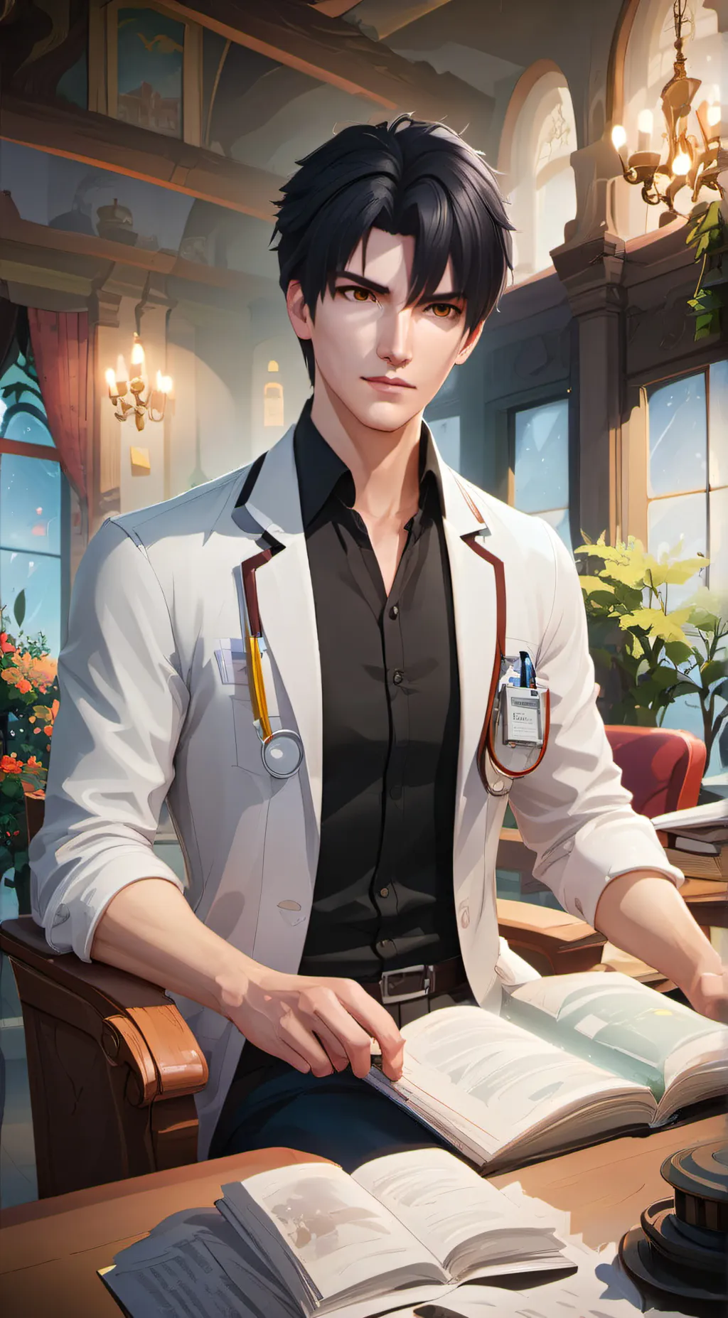 ai character: Henry background