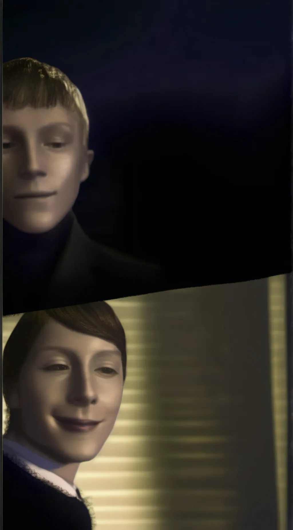 ai character: X juxtapose;jff background