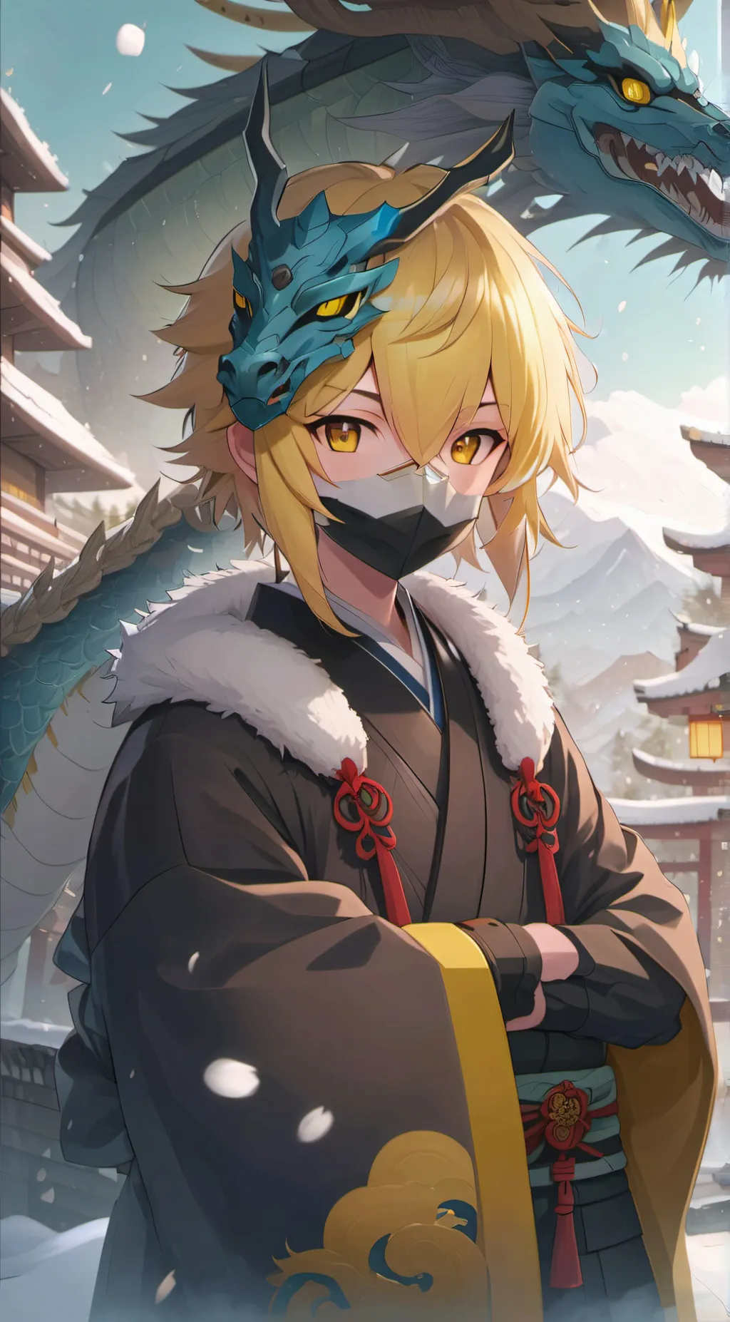 ai character: The Winter Samurai background