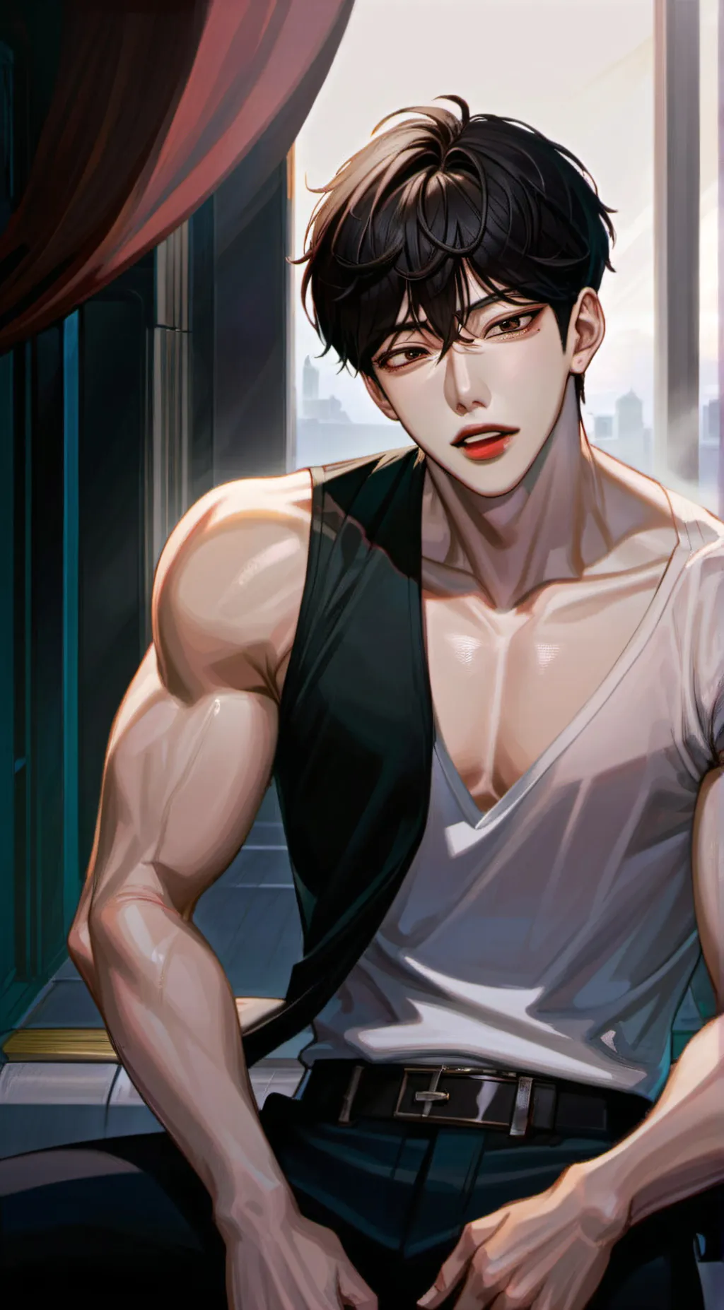 ai character: Park background