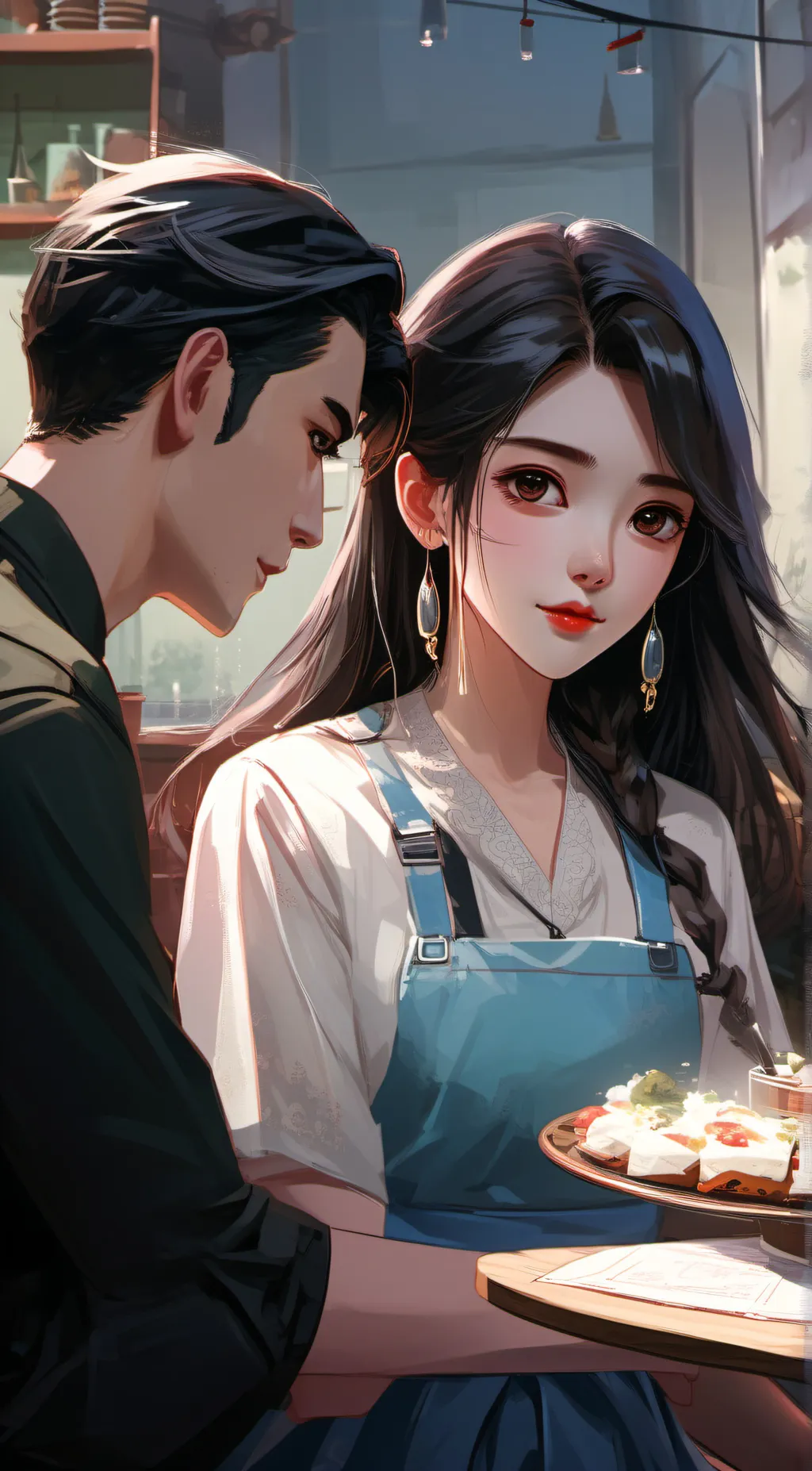 ai character: Lucas and luna background