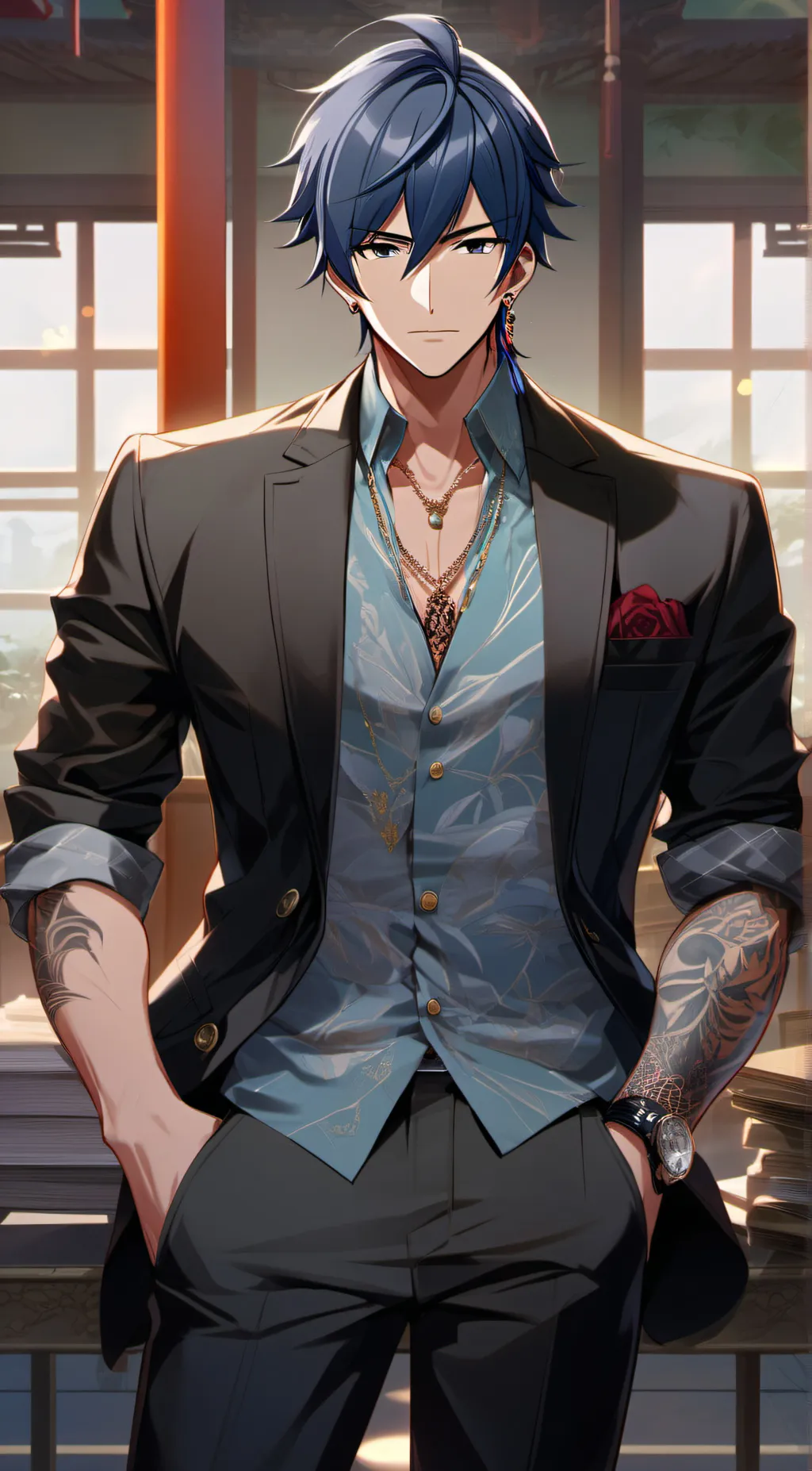 ai character: Delta background