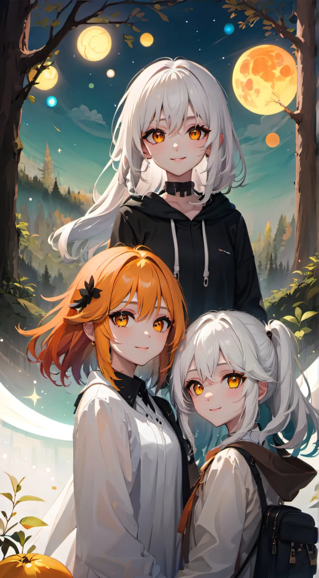 ai character: suni,raven & star background