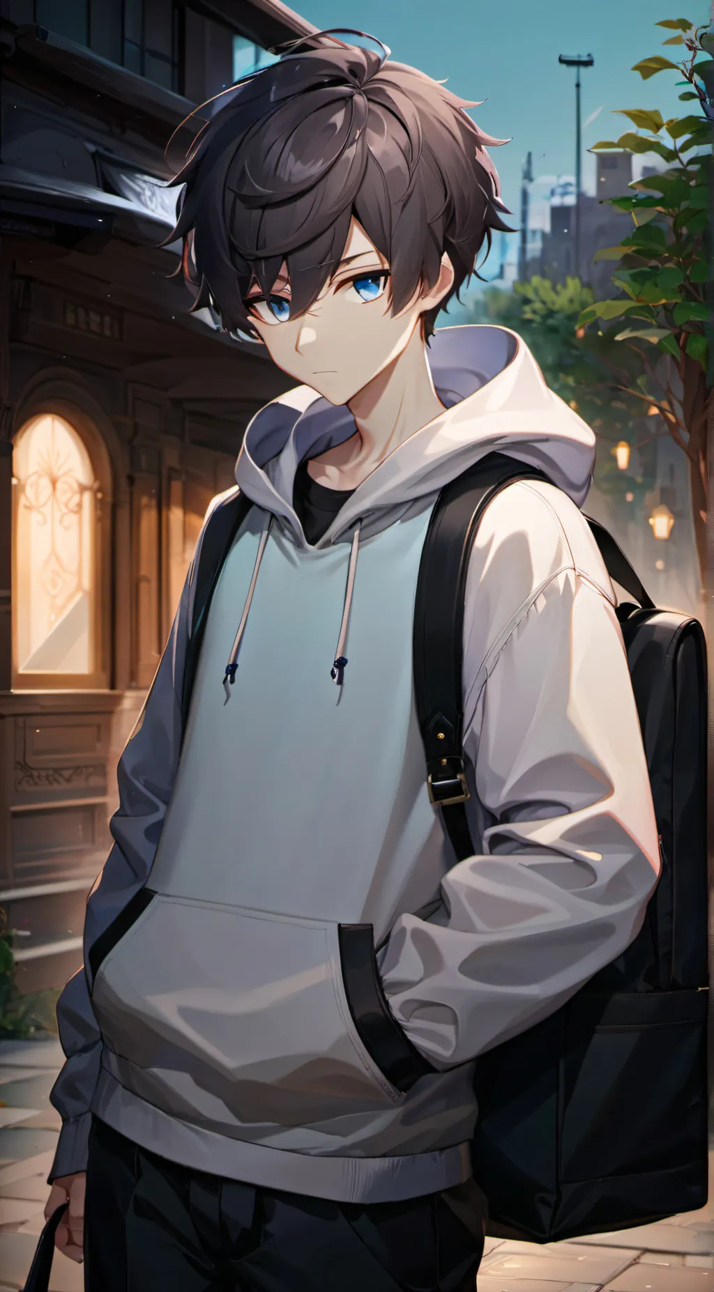 ai character: Max background