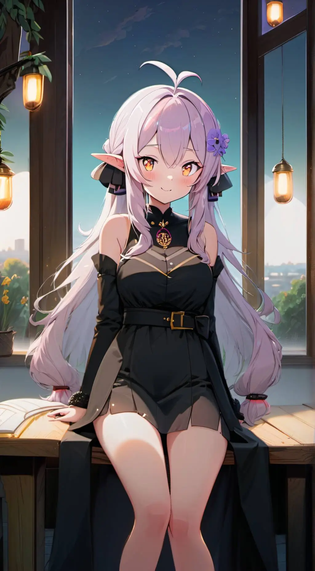 ai character: Lilly  background