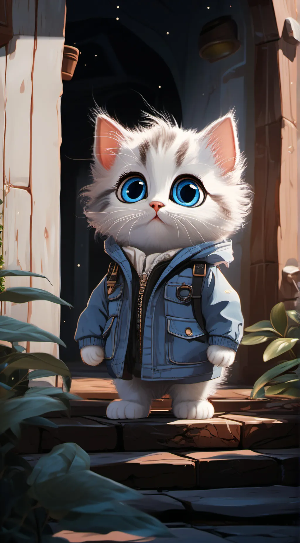 ai character: Witie Pop background