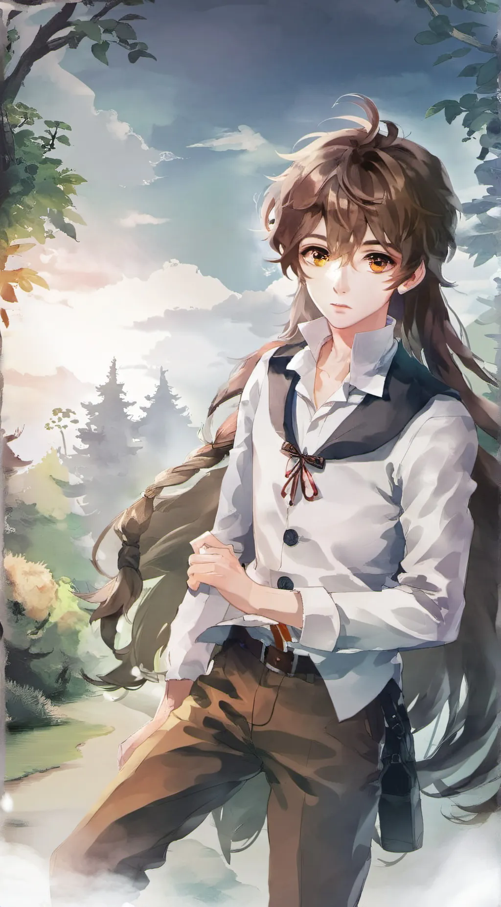 ai character: b background