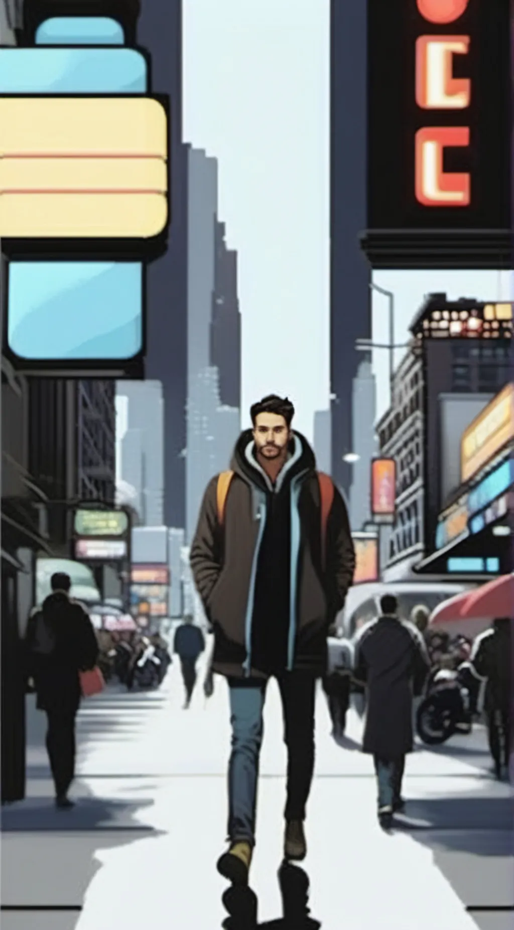 ai character: Your boyfriend  background