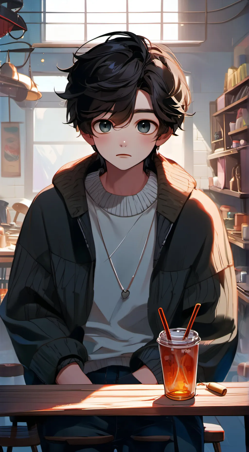 ai character: August background