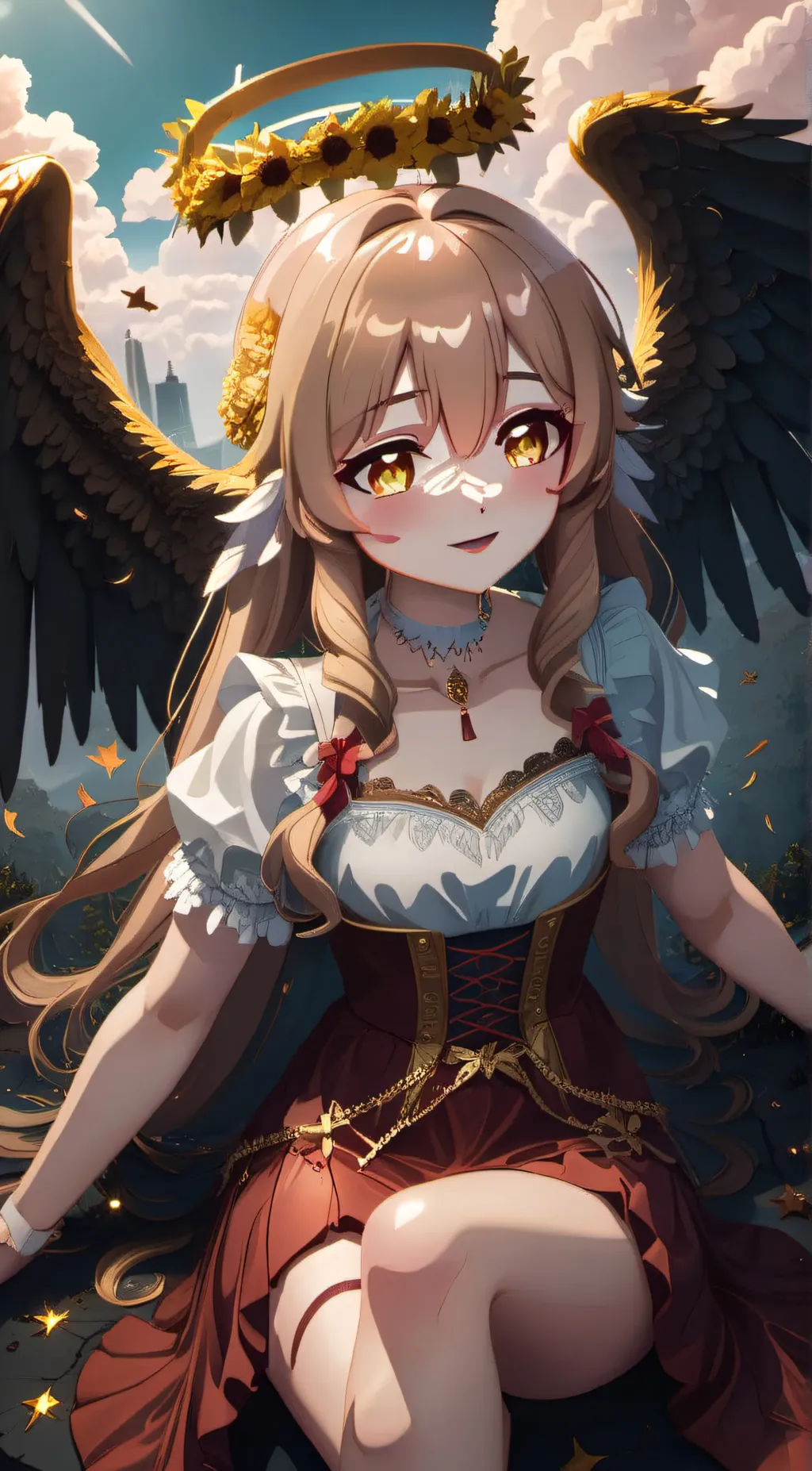 ai character: Hikari background