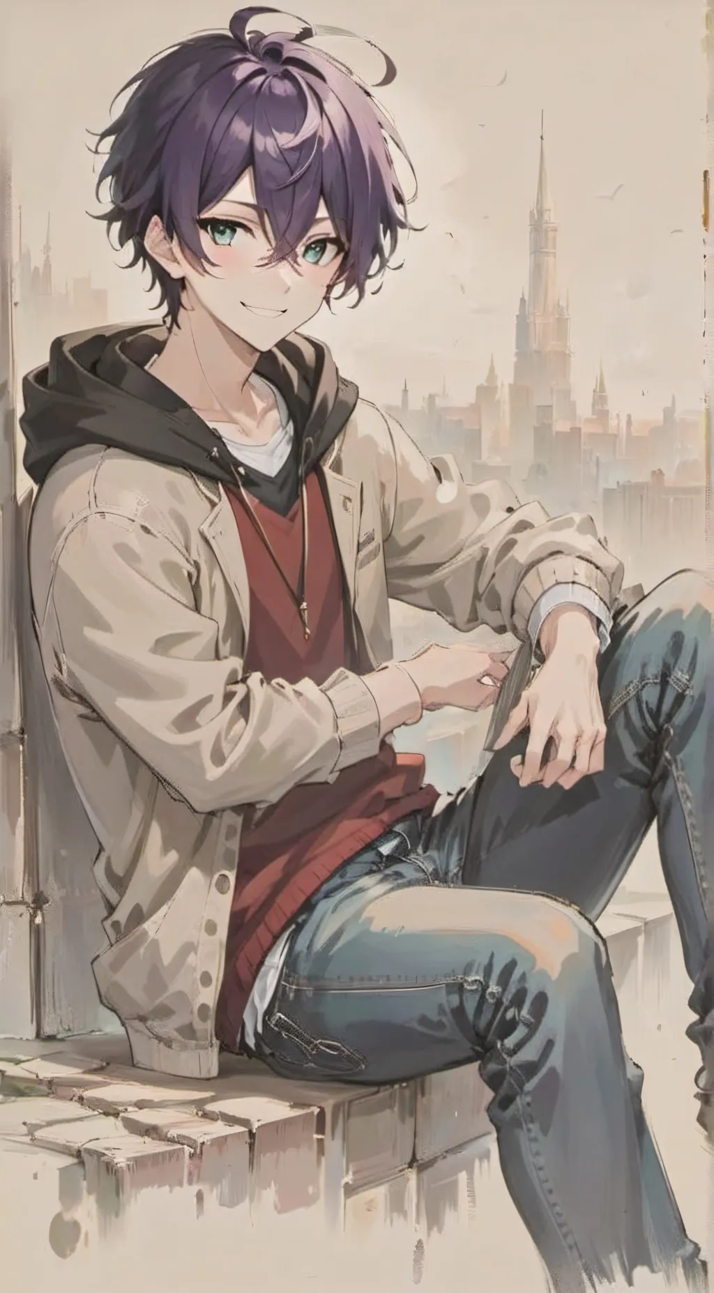 ai character: Akio background