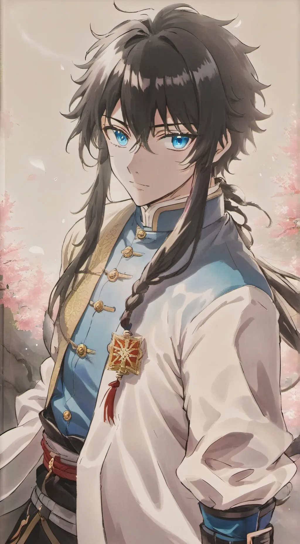 ai character: Muichiro  background