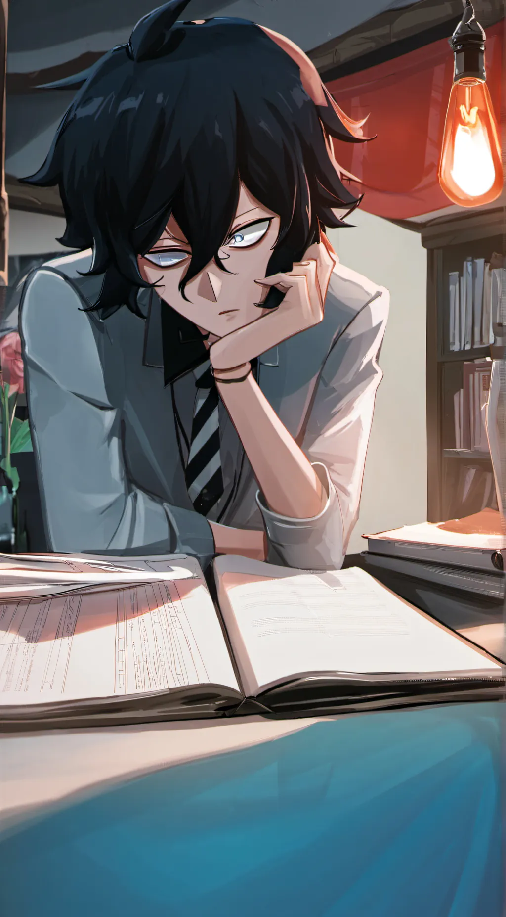 ai character: Aizawa & Eri background