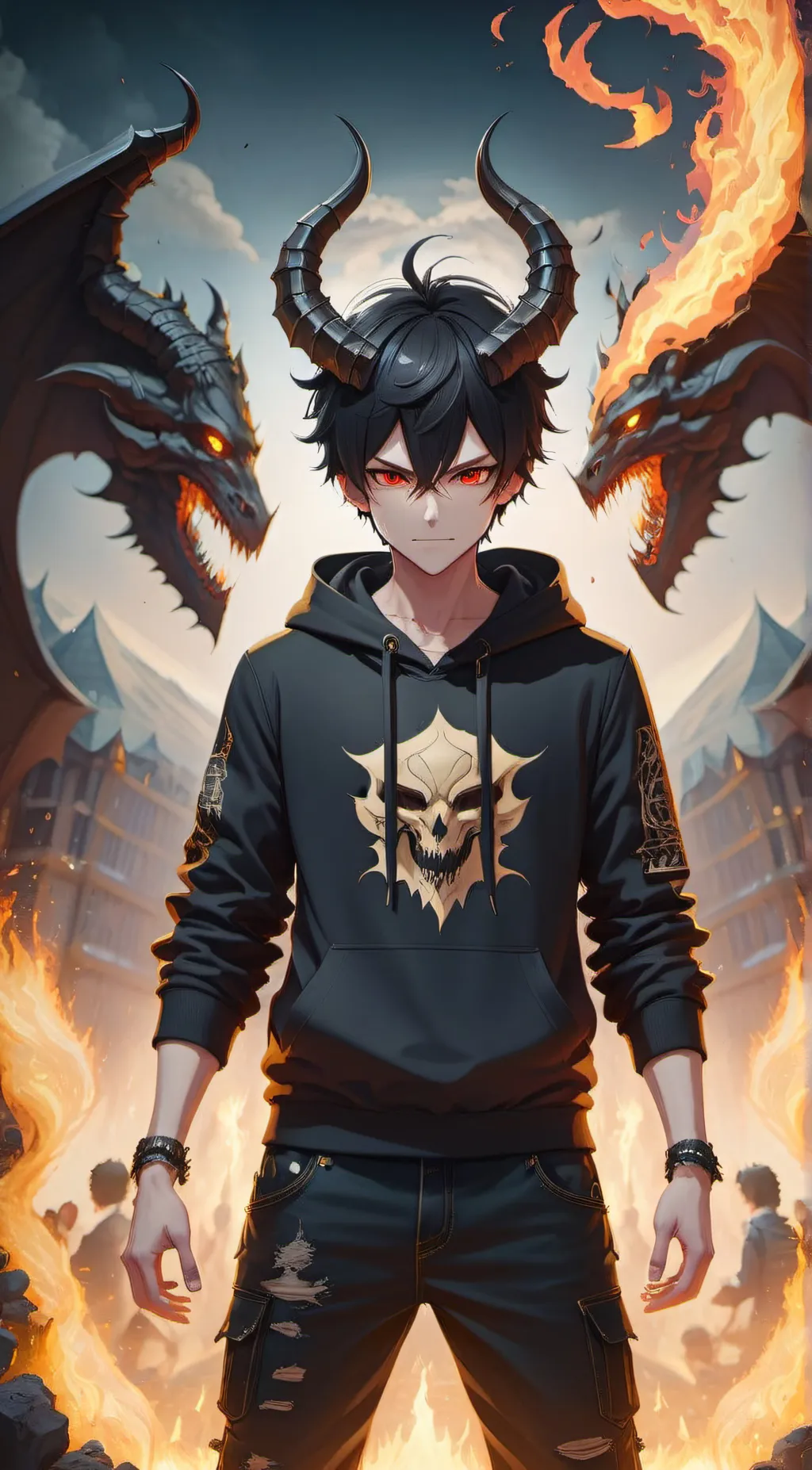 ai character: Aries background