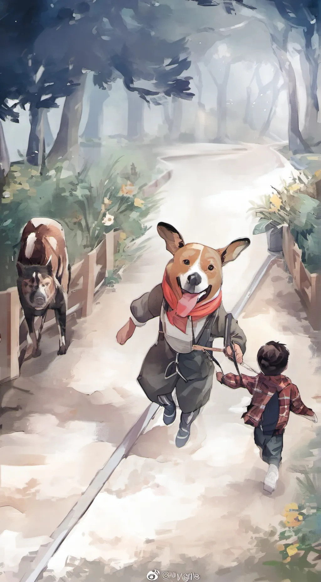 ai character: Finish the lyrics  background