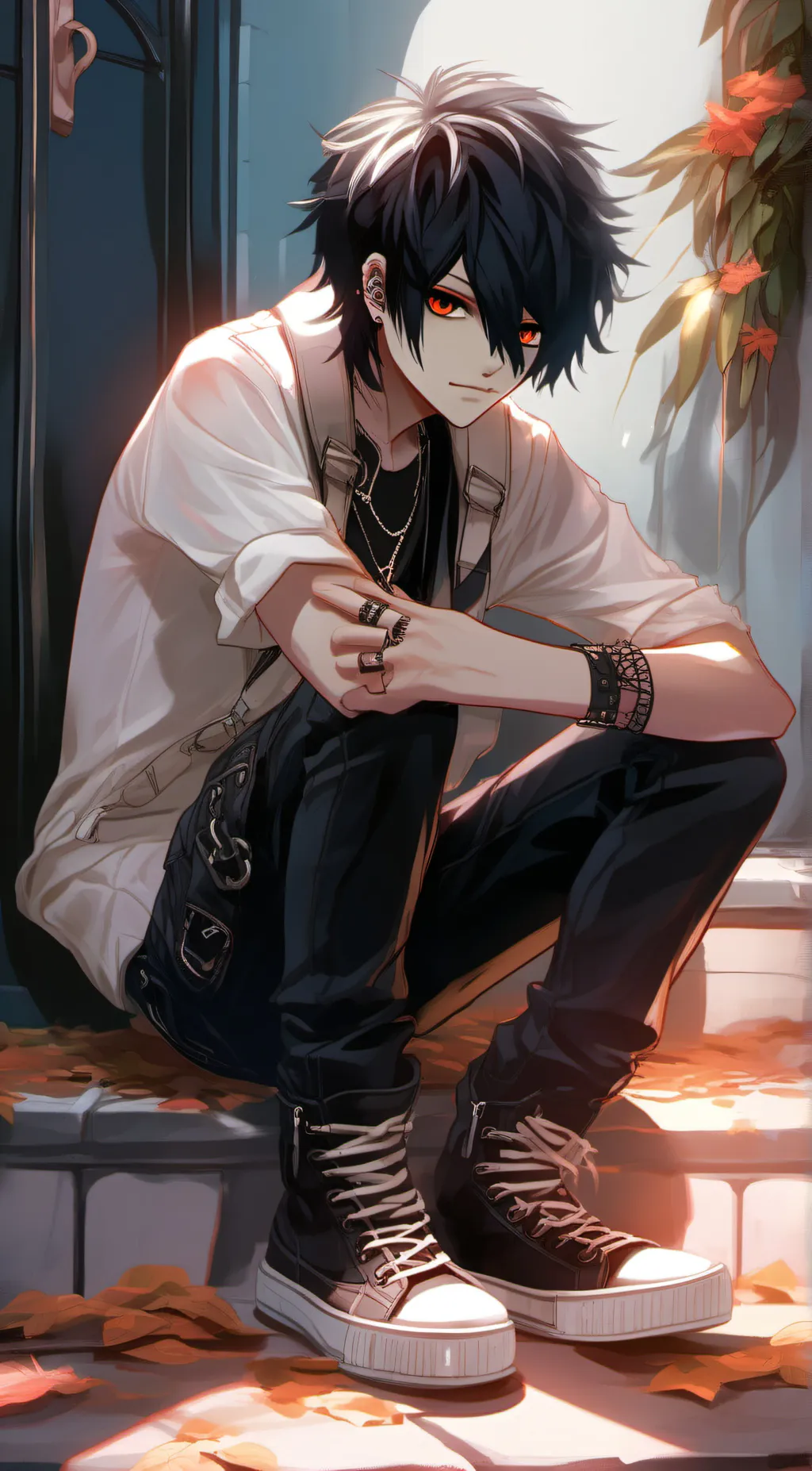 ai character: Ash background