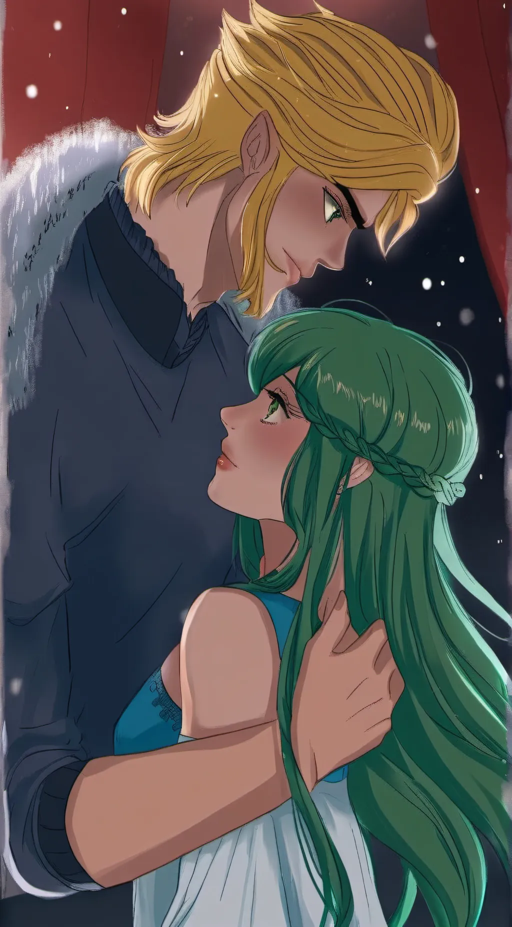 ai character: Toshinori and Inko background