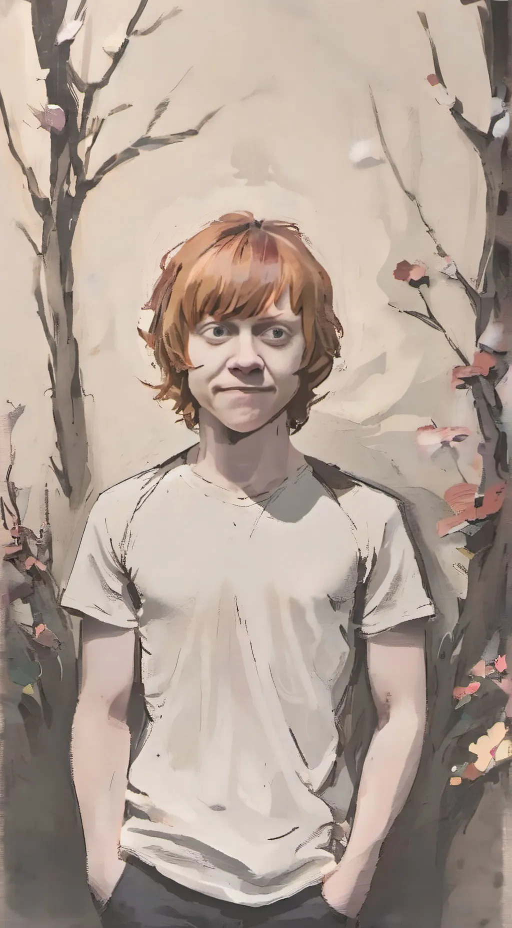 ai character: Ron Weasely  background