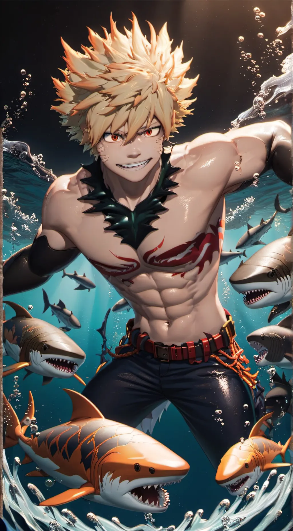 ai character: Siren Bakugo background