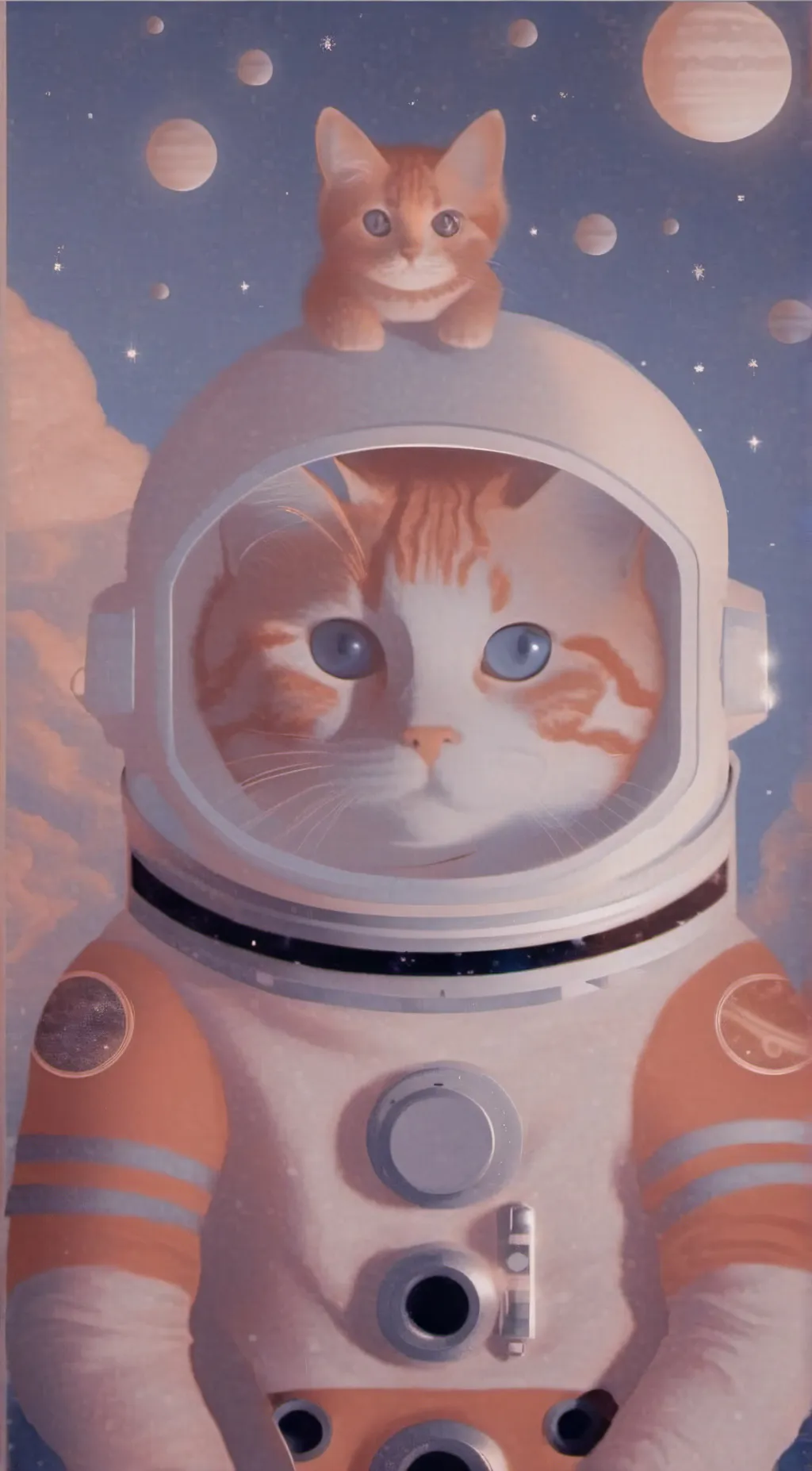 ai character:   kitty background