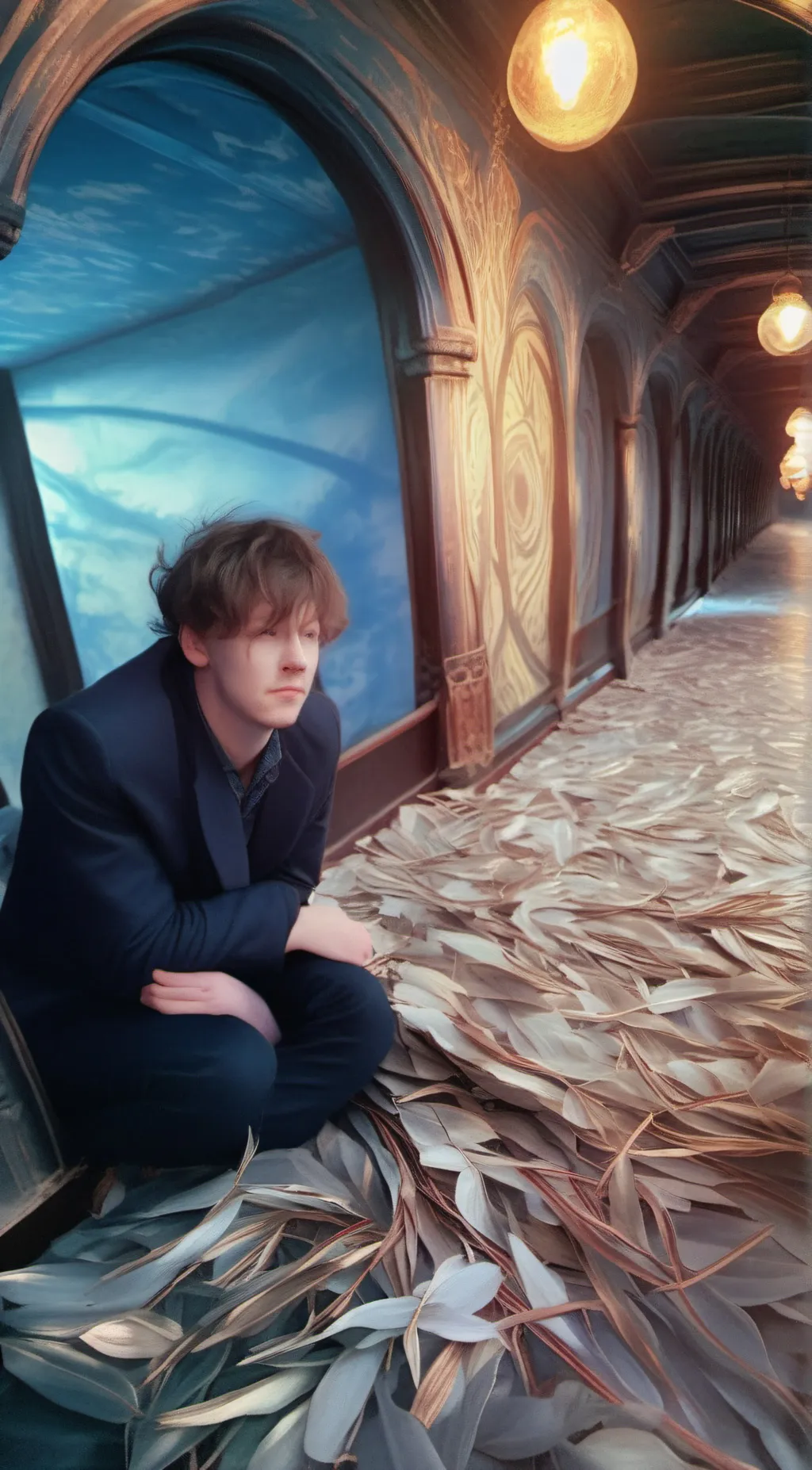 ai character: knives background