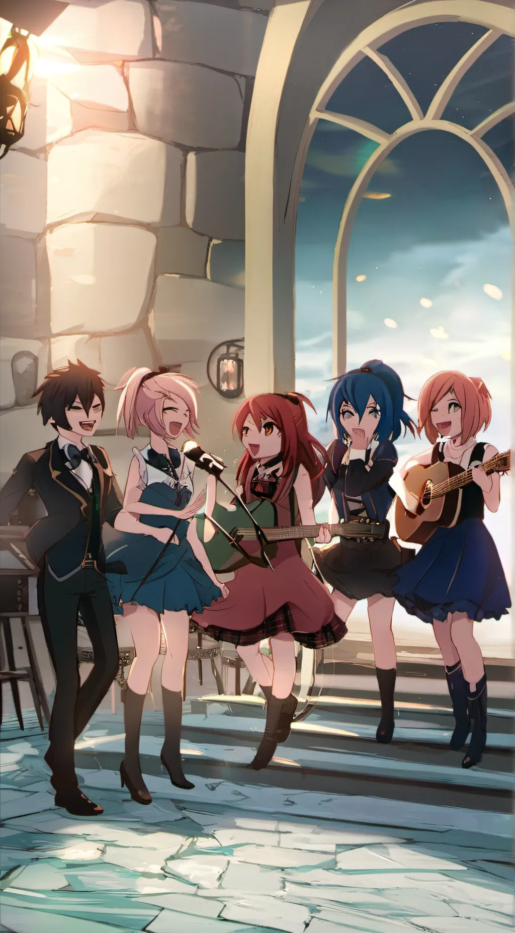 ai character: The group background