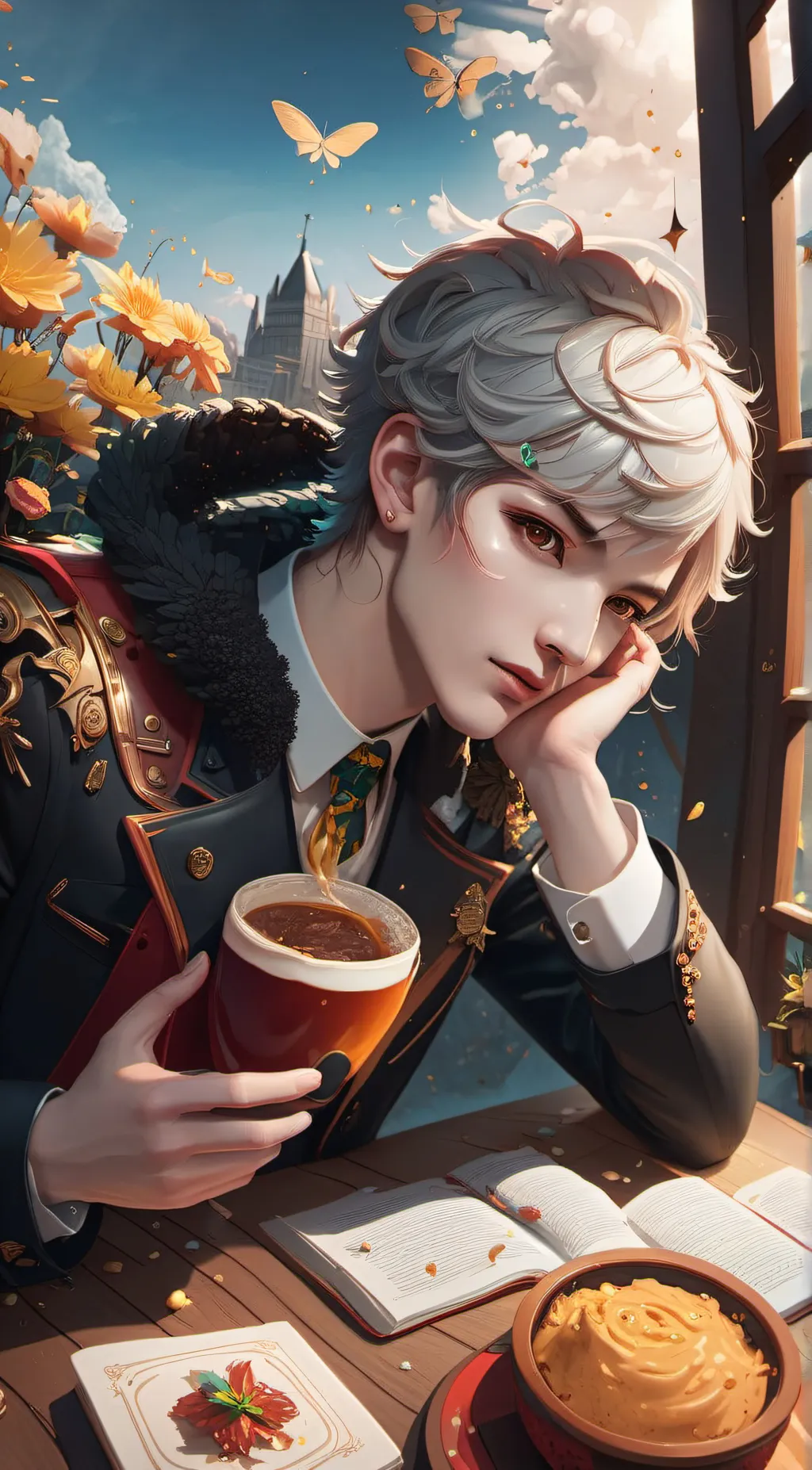 ai character: keiro background